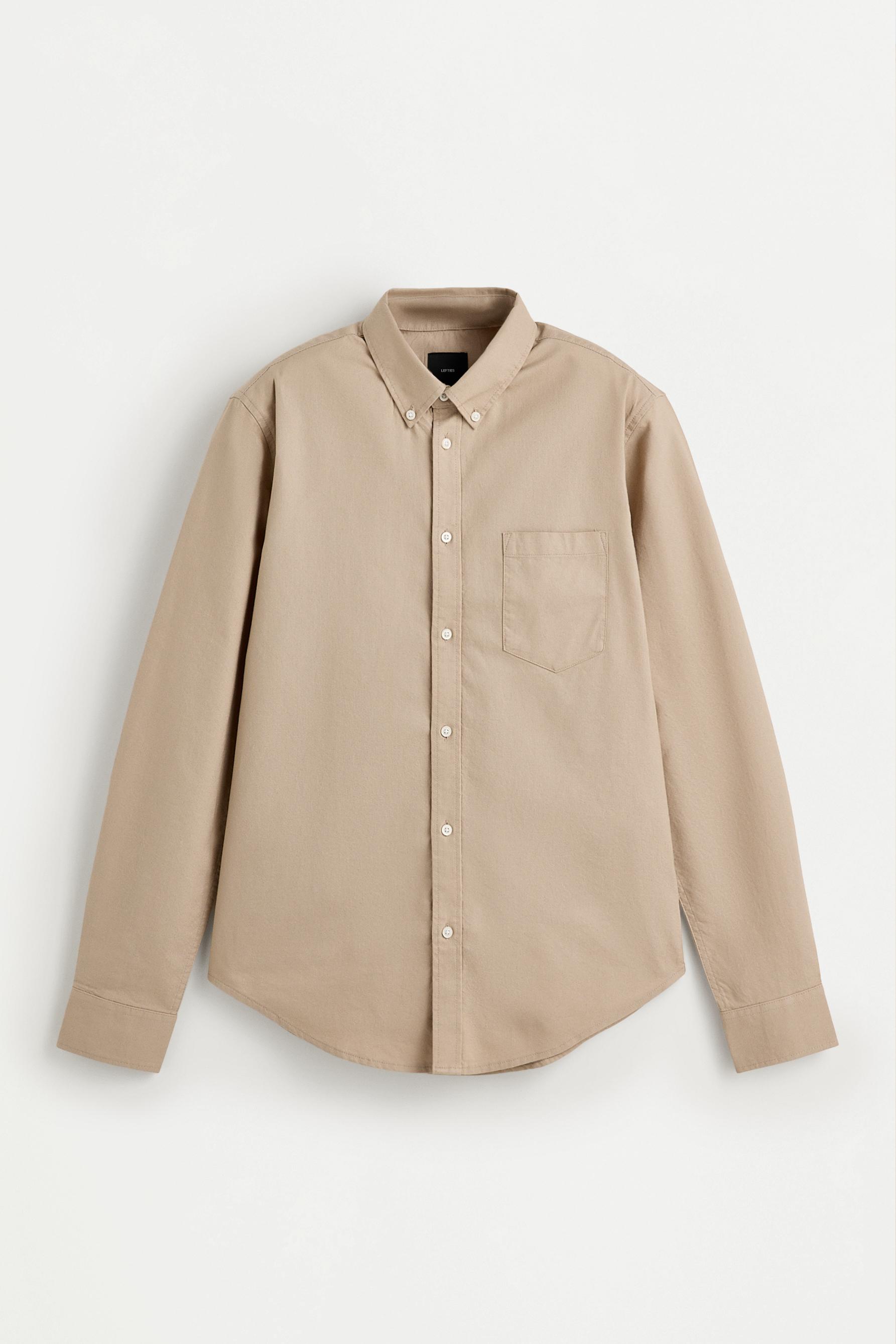 Oxford shirt — PALE OCHRE