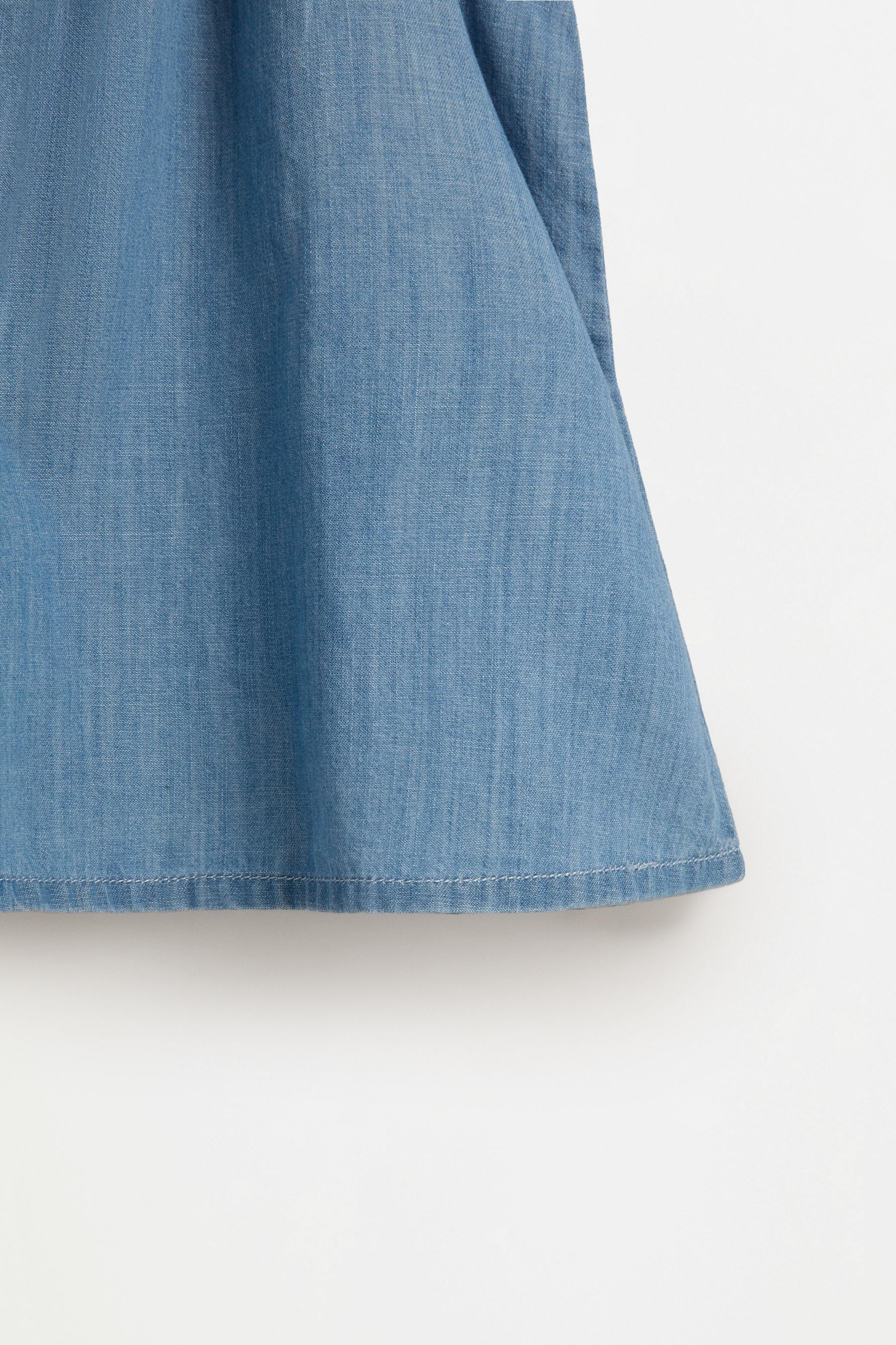 Lightweight denim tank — PALE BLUE