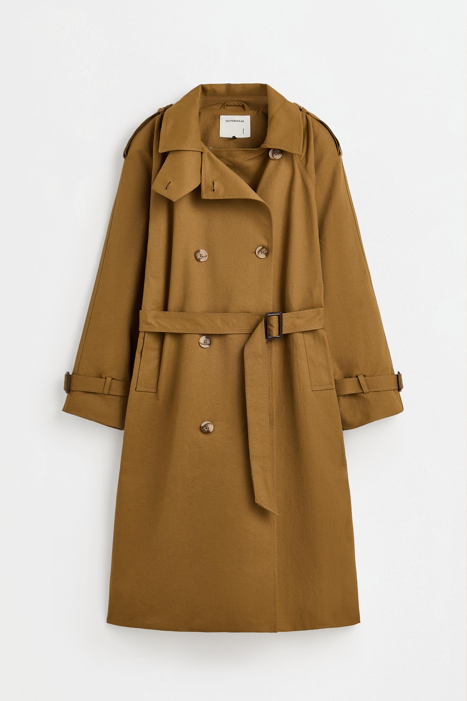 Gabardina oversize