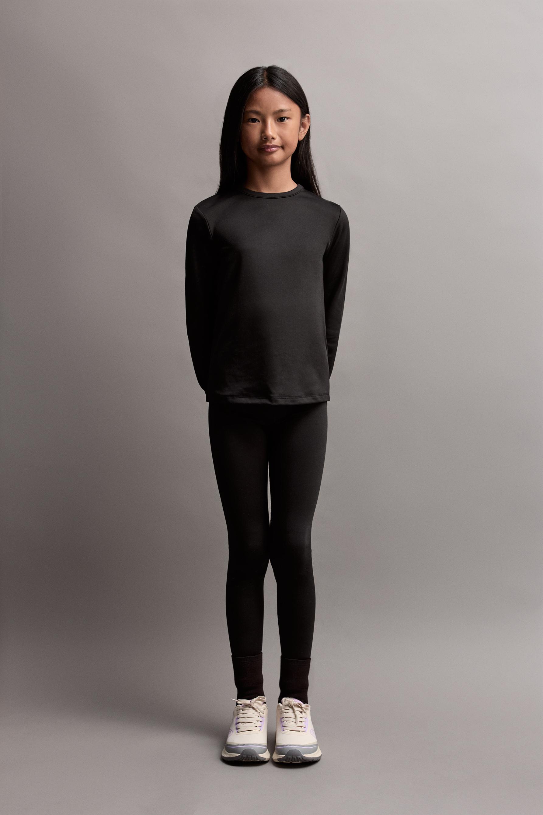MEDIUM WEIGHT thermal leggings — BLACK