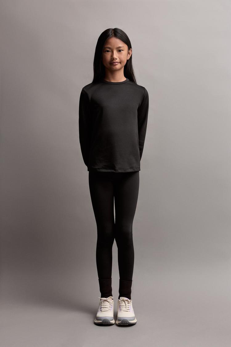MEDIUM WEIGHT thermal leggings — BLACK