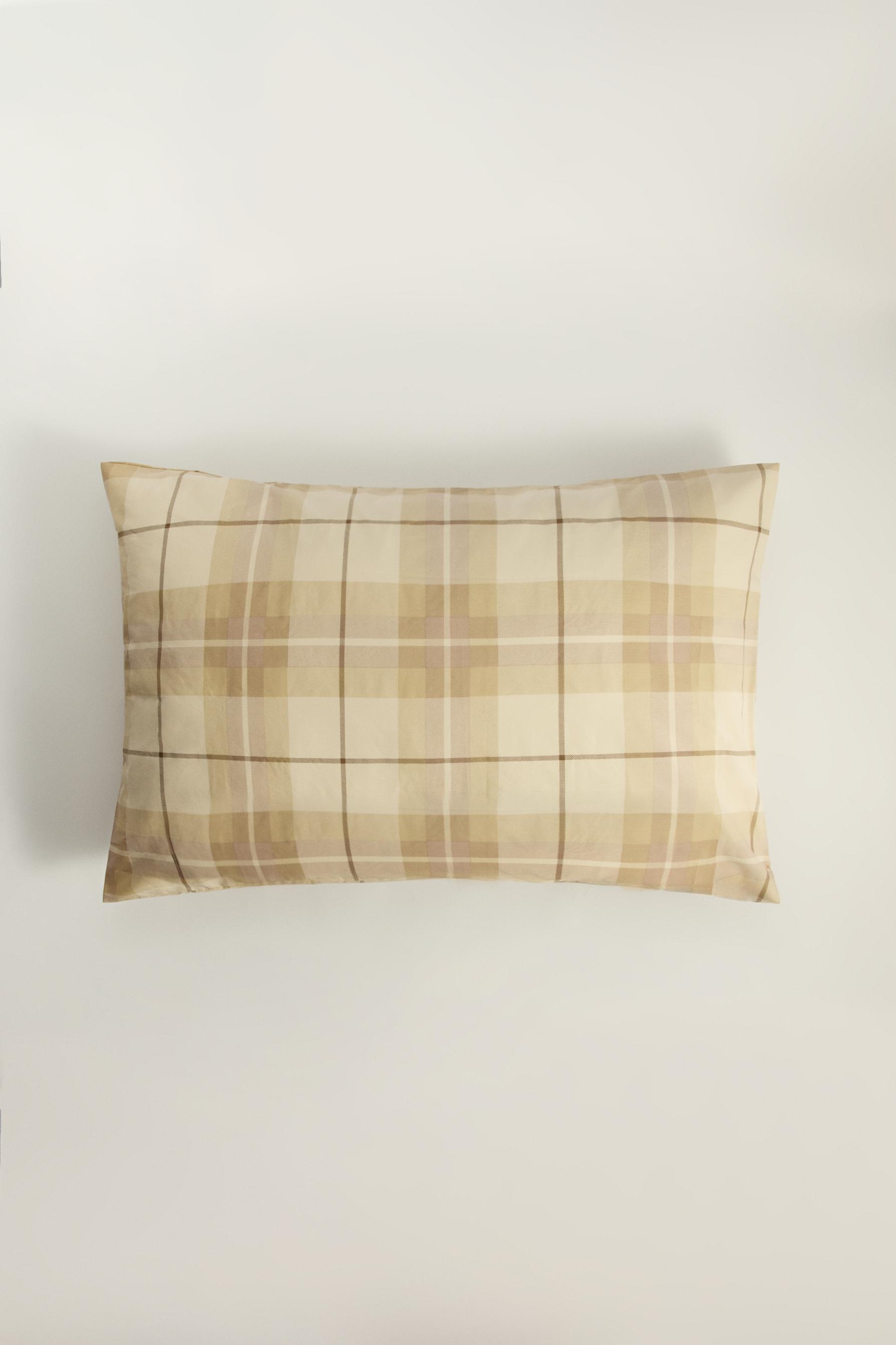 Pack 2 fundas almohadas cuadros 50 x 75 cm