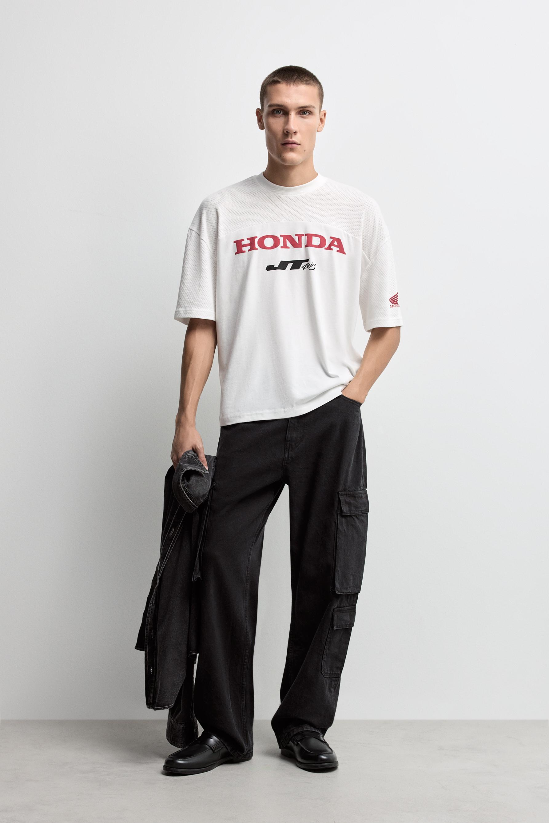 Honda mesh T-shirt — OFF WHITE