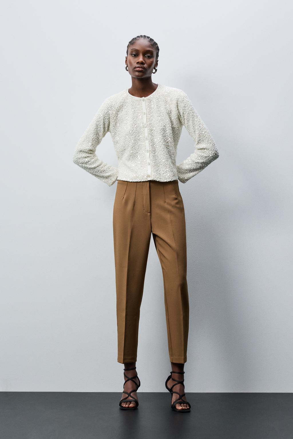 High-waist trousers