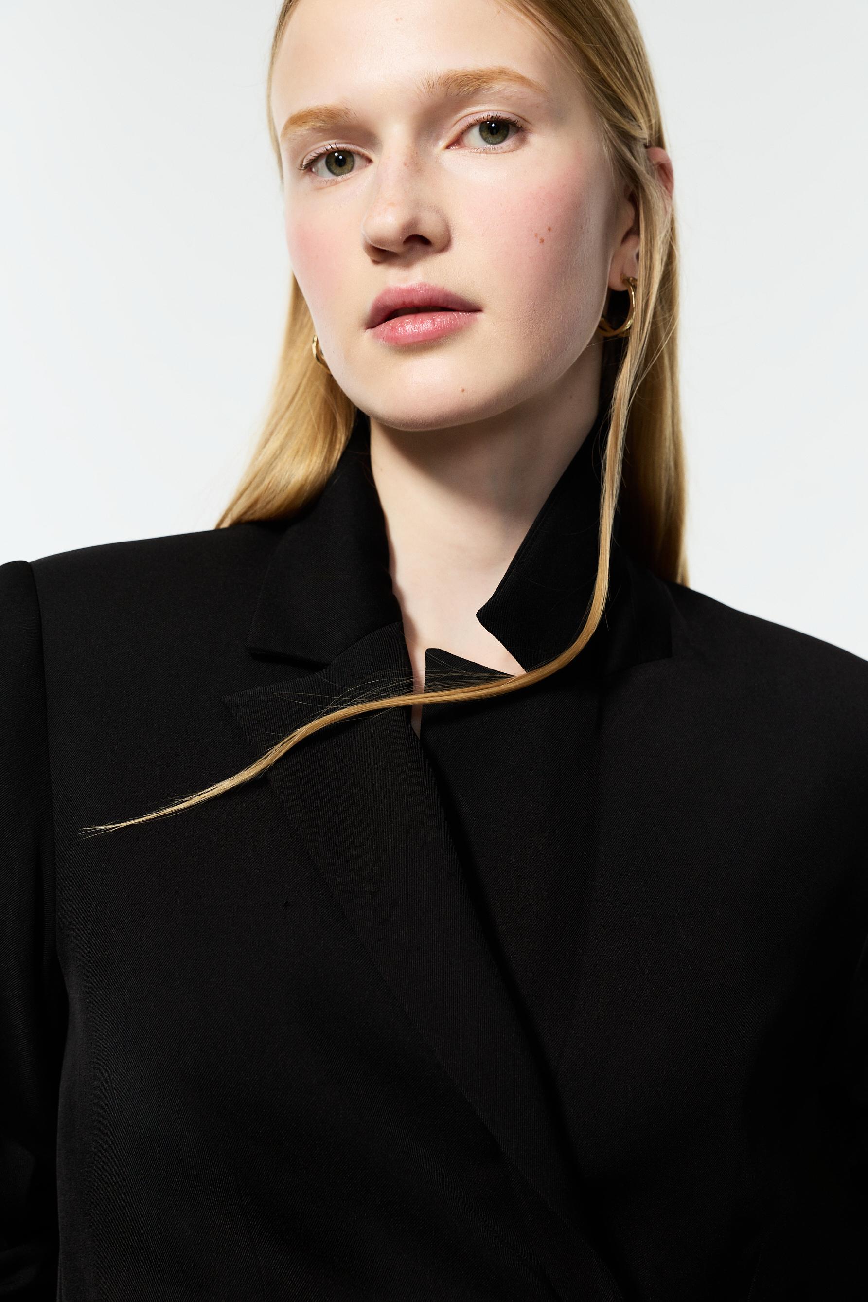 Basic blazer — BLACK