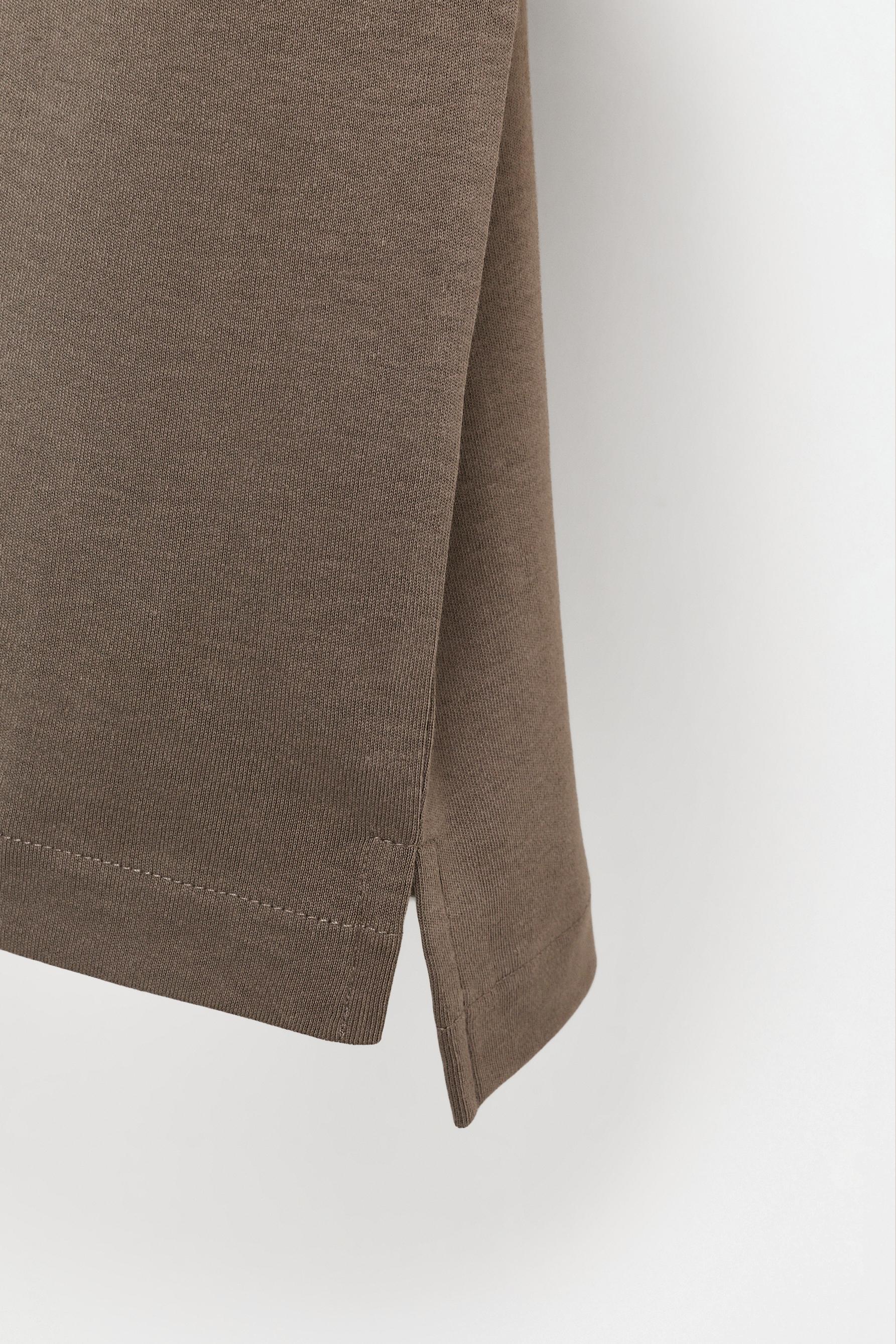 Interlock polo shirt — OCHRE