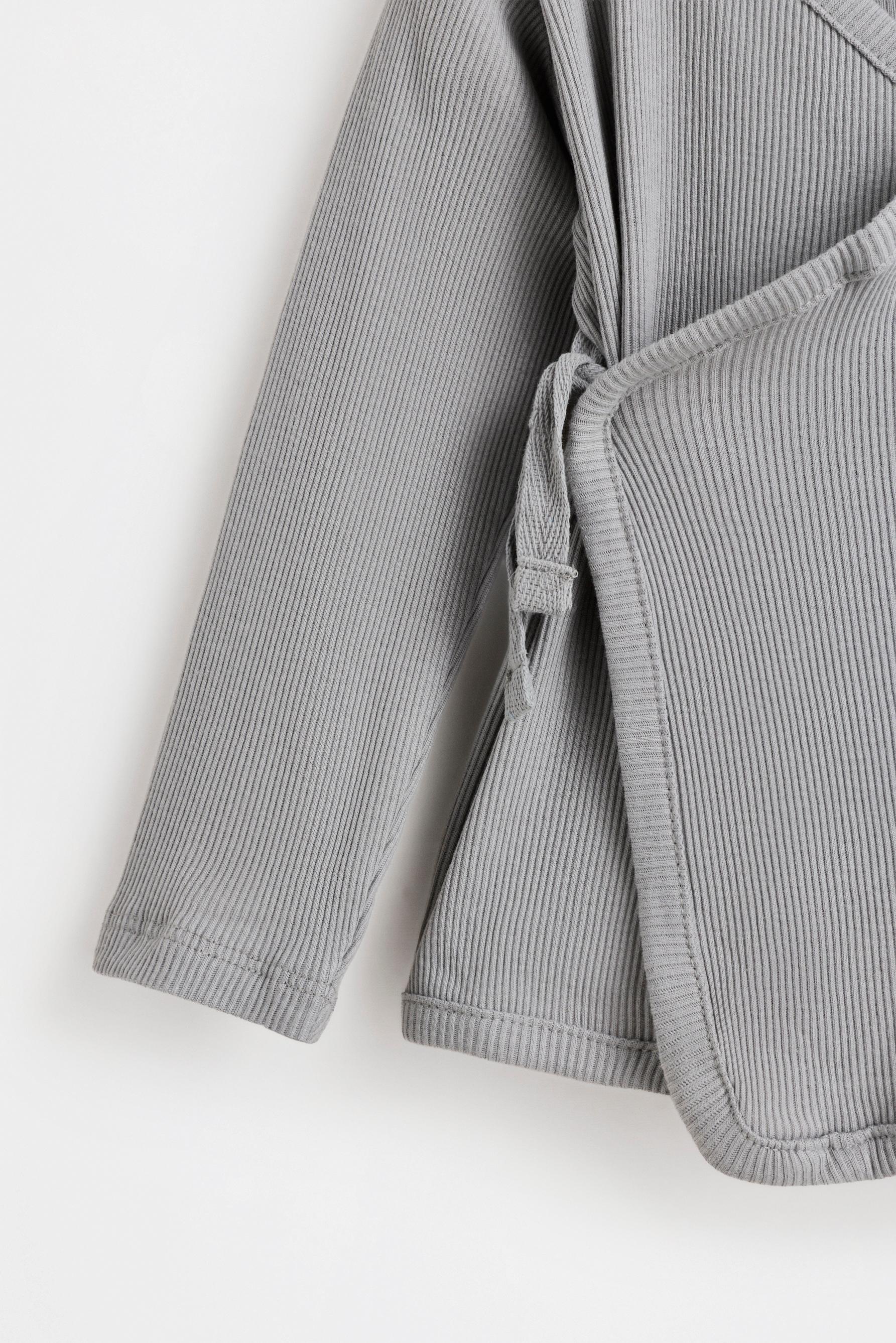 Ribbed T-shirt, footed leggings and hat co-ord — FADED GREEN