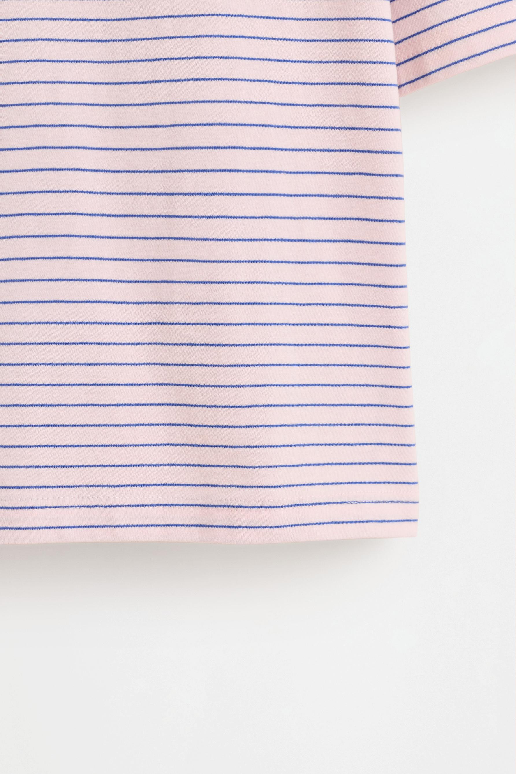 Striped T-shirt — PASTEL PINK