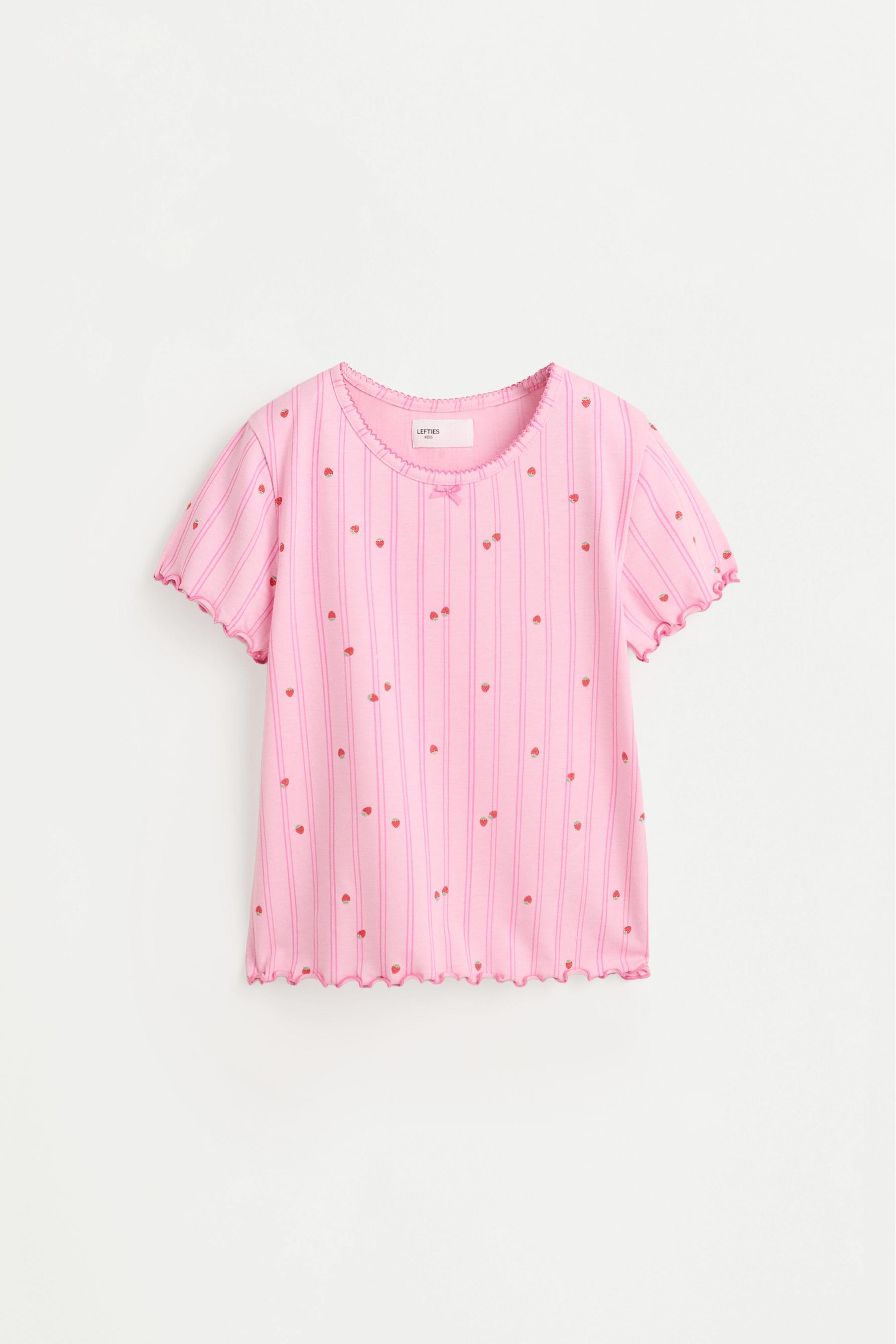 Printed short pyjamas — BUBBLEGUM PINK