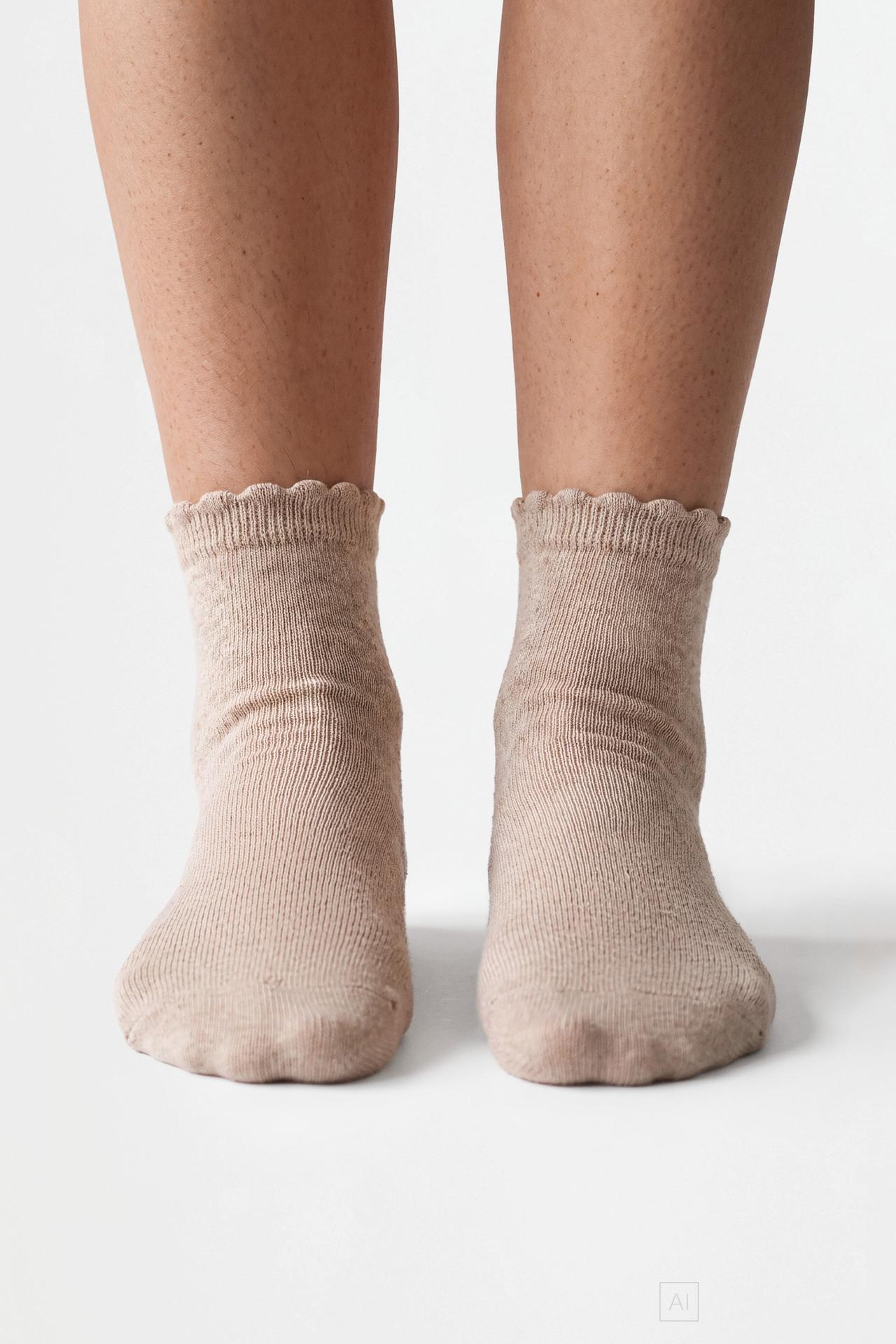 Ankle socks (7-pack) — SAND