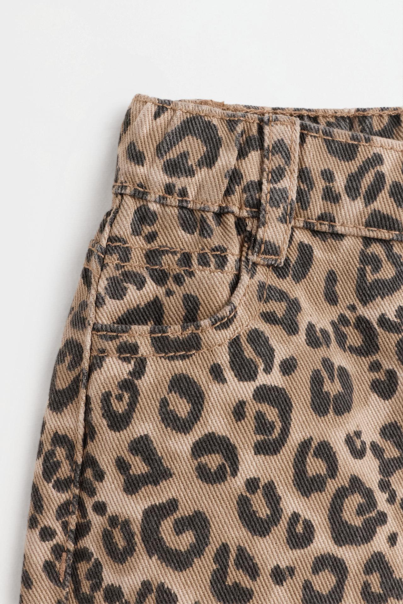 Animal print balloon jeans — OCHRE