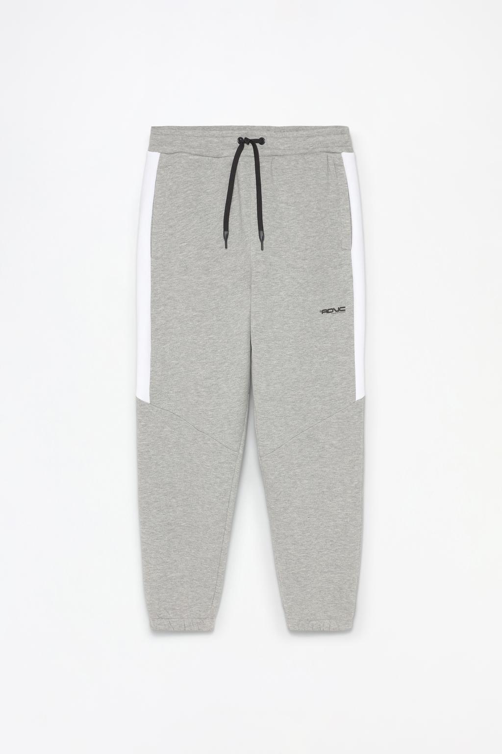 Relaxed colour block tracksuit trousers