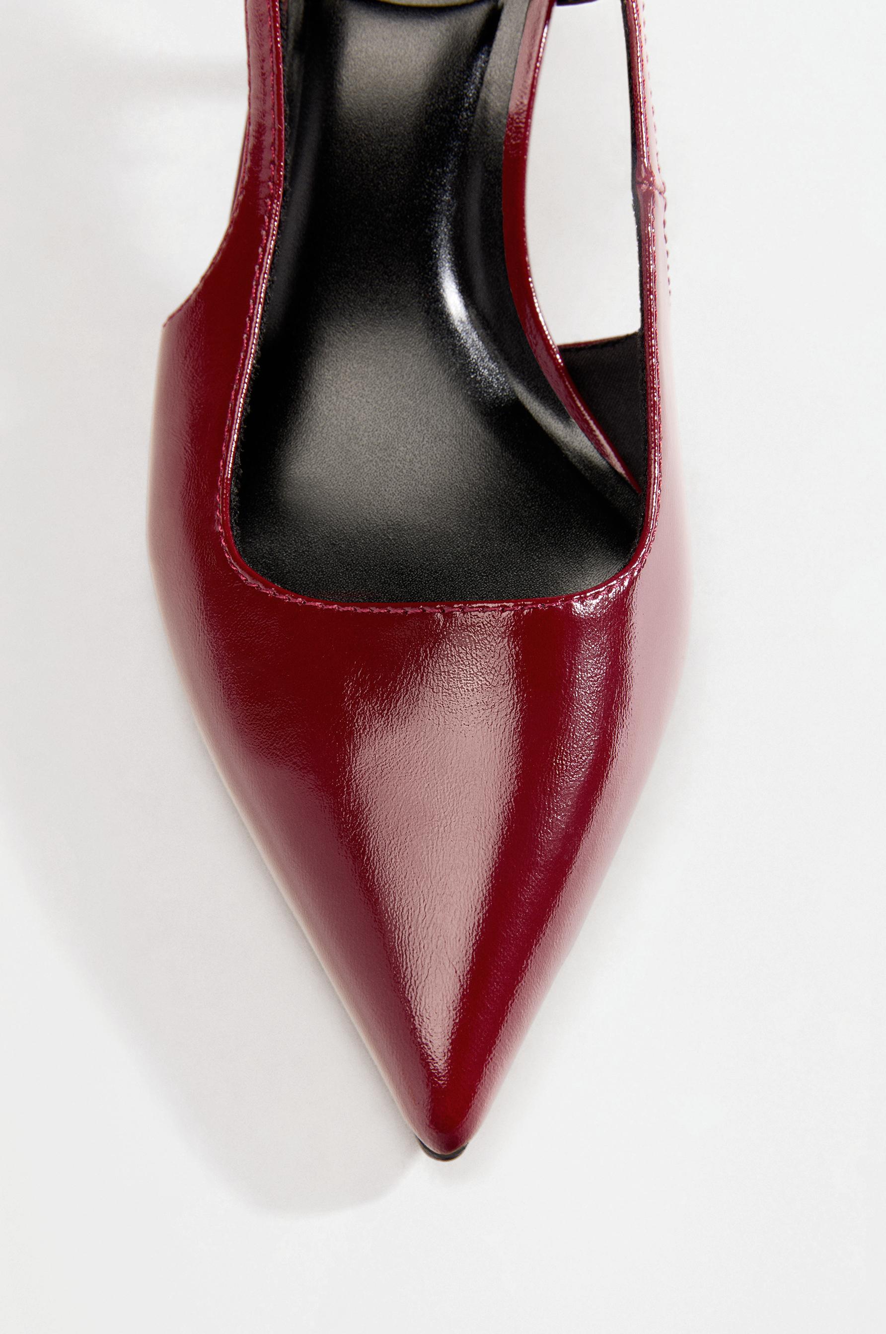 Slingback heels — RED