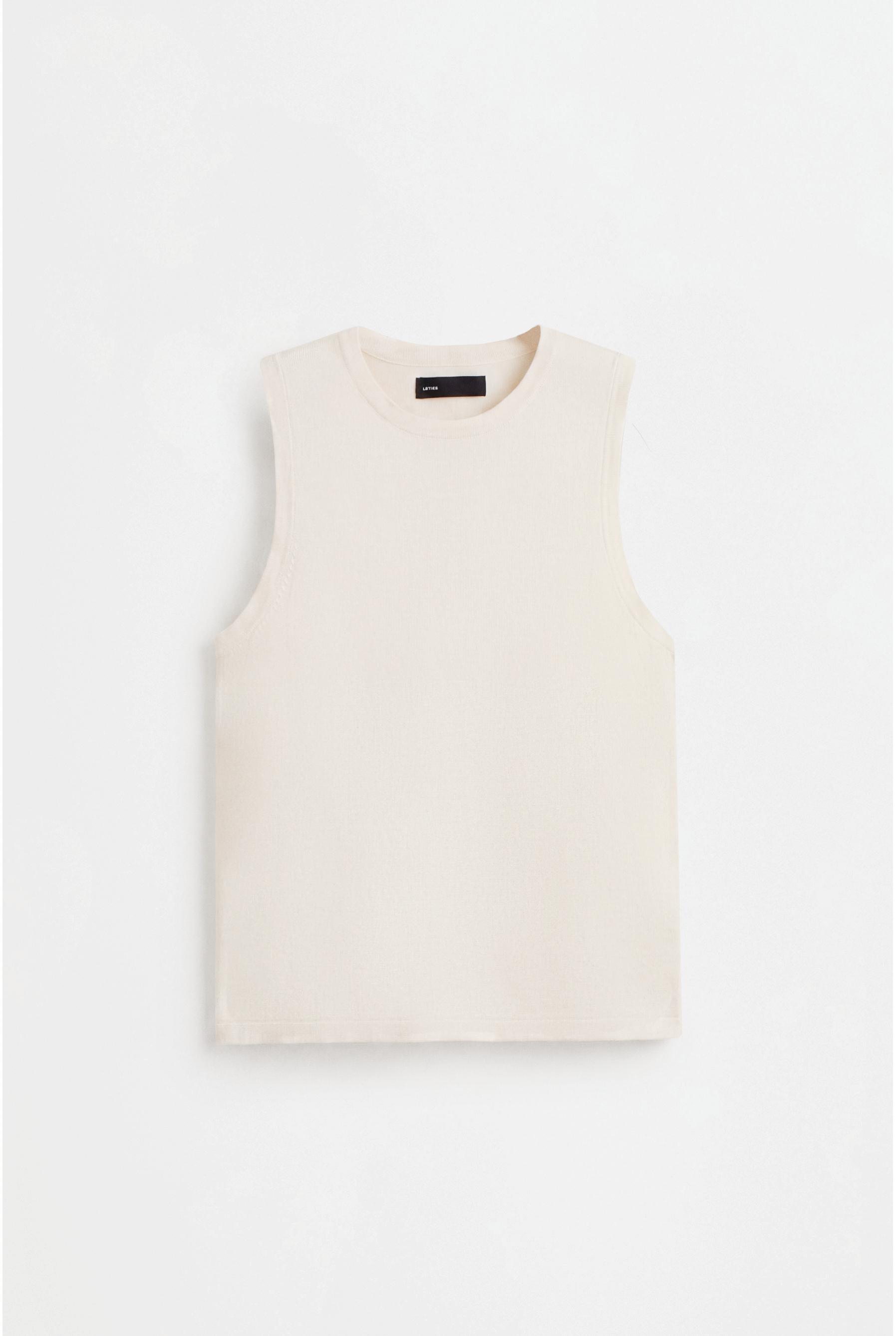 Knit tank top — OFF WHITE