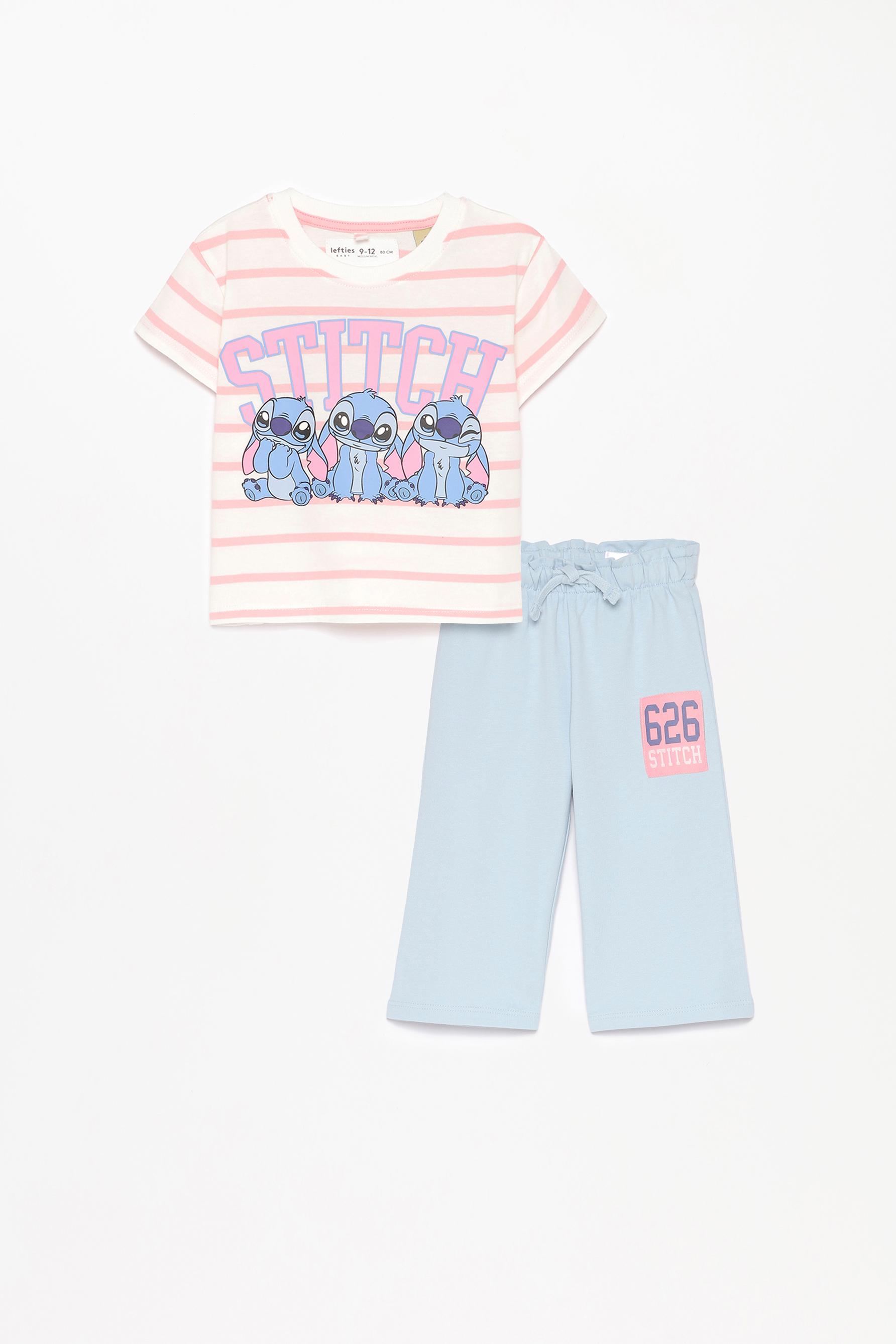 Conjunto Stitch ©Disney camiseta y pantalón culotte