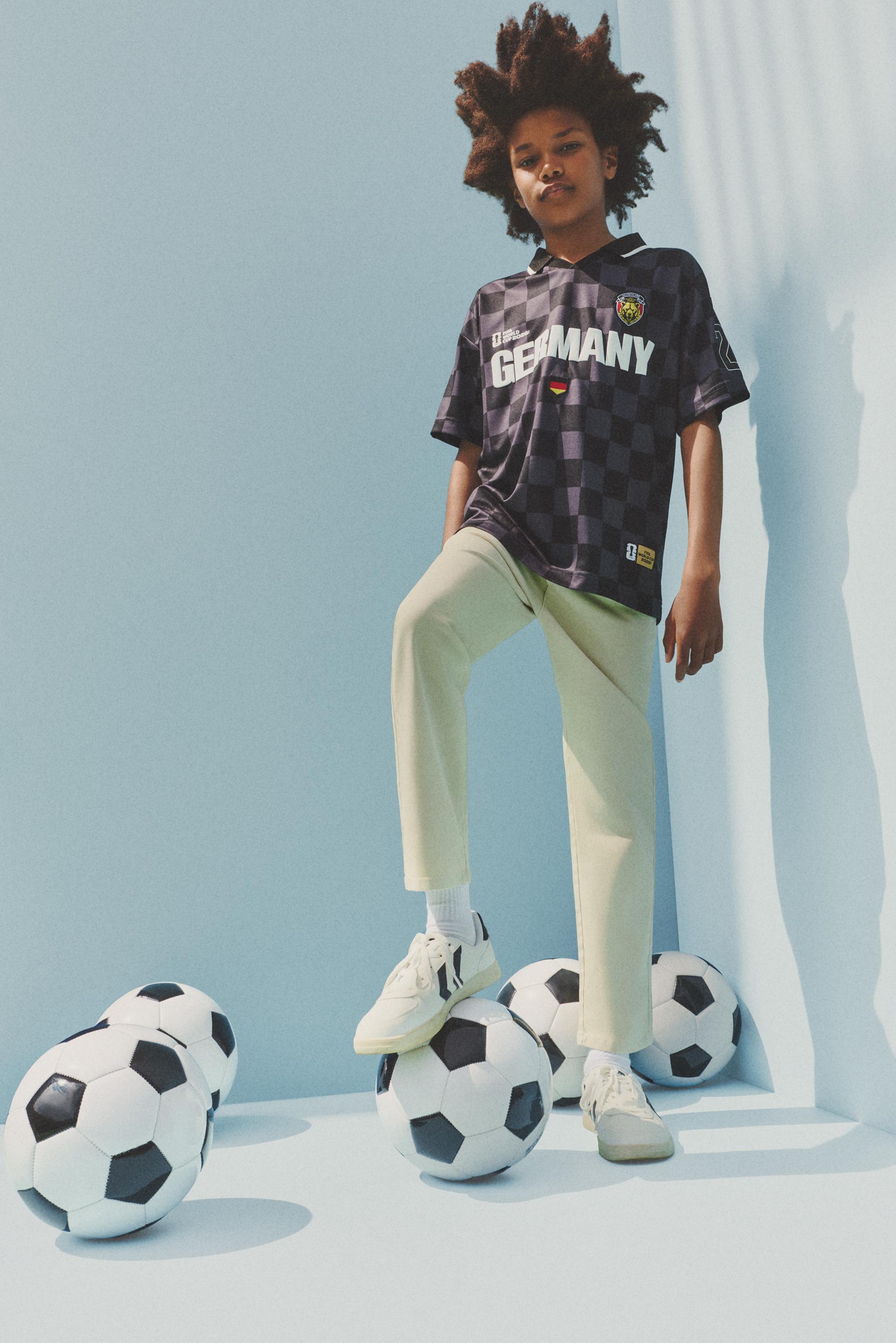 Kids | Germany FIFA World Cup 2026 Polo — BLACK