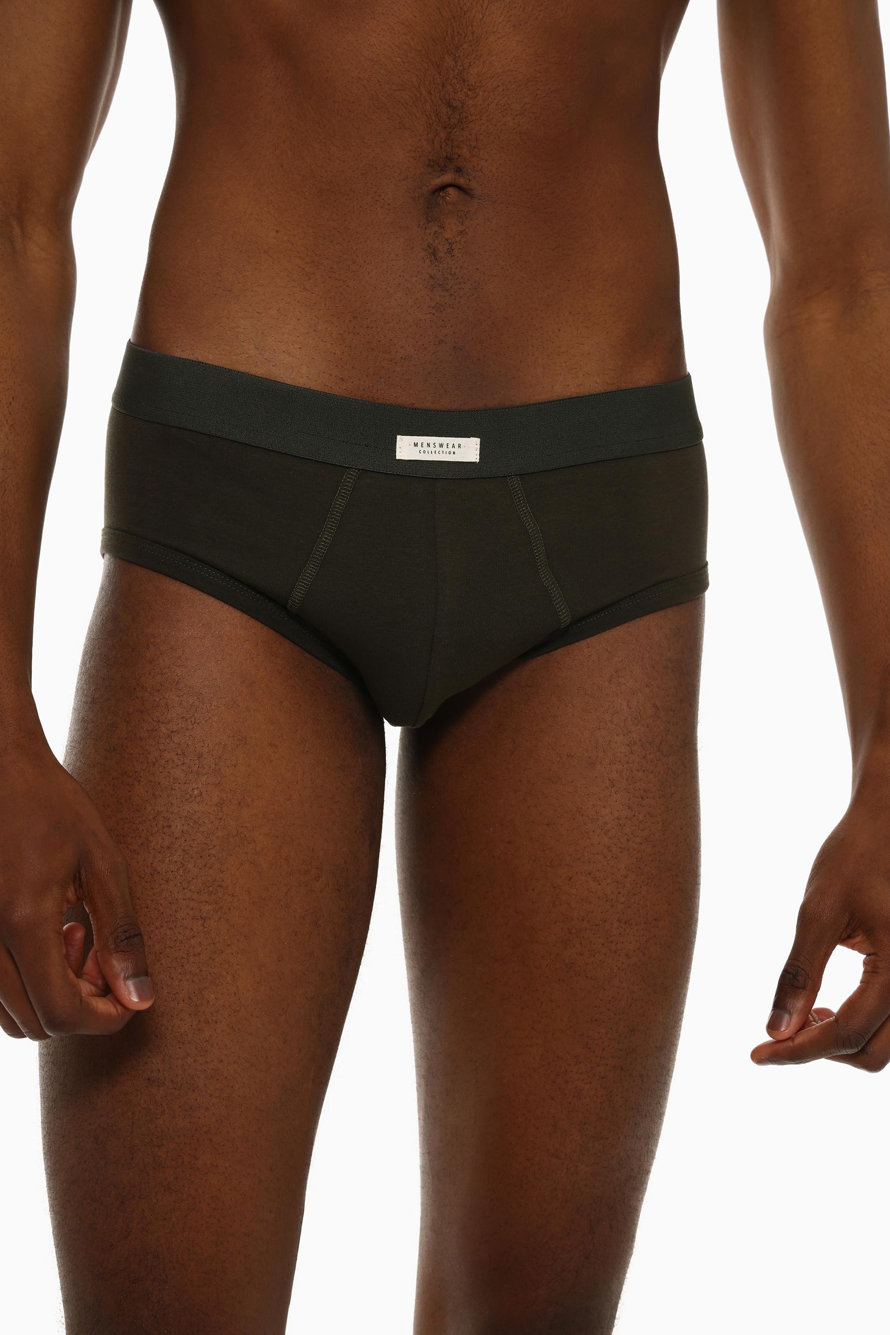 Briefs (3-Pack) — DARK KHAKI