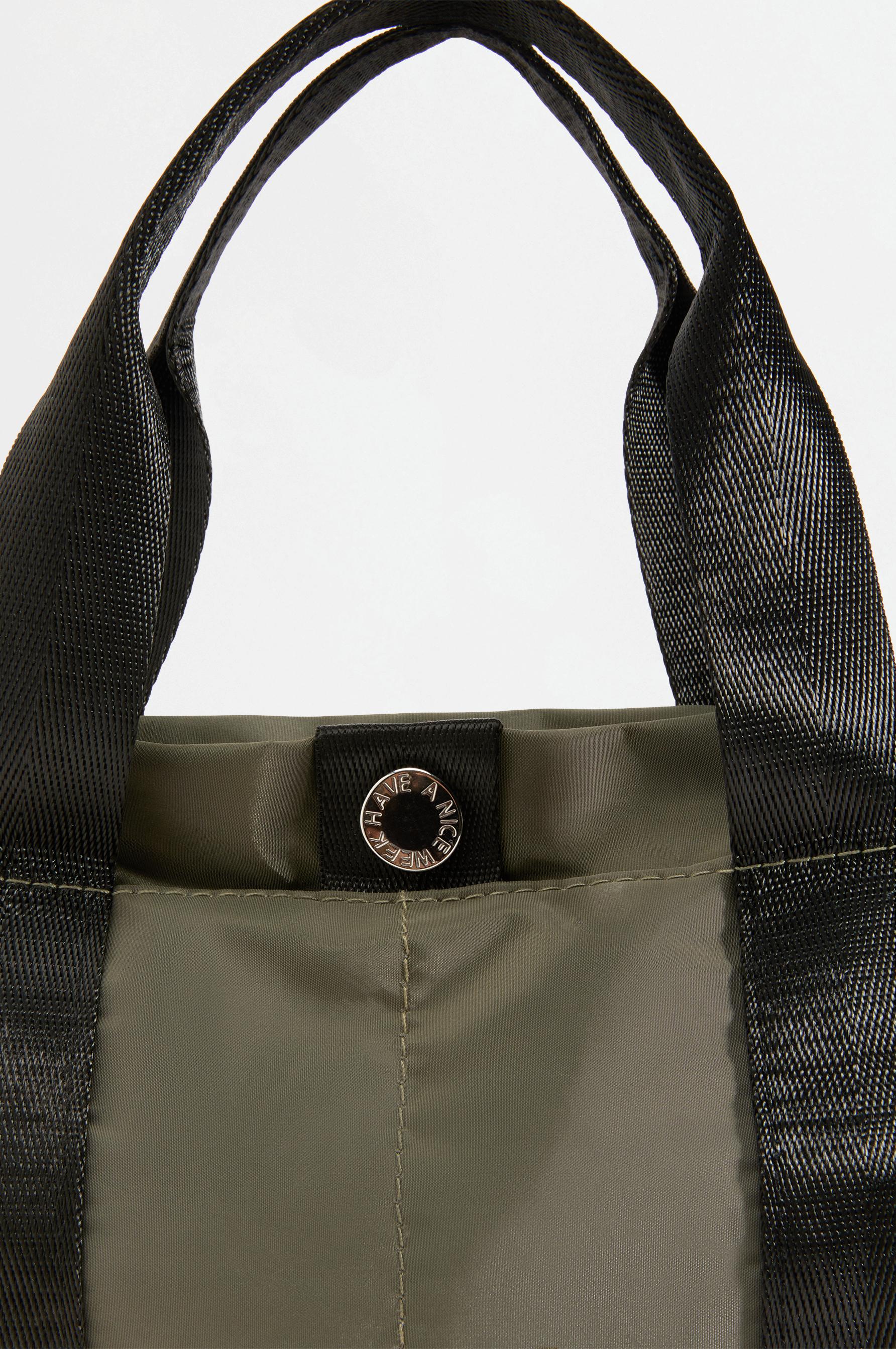 Mini nylon crossbody bag — KHAKI