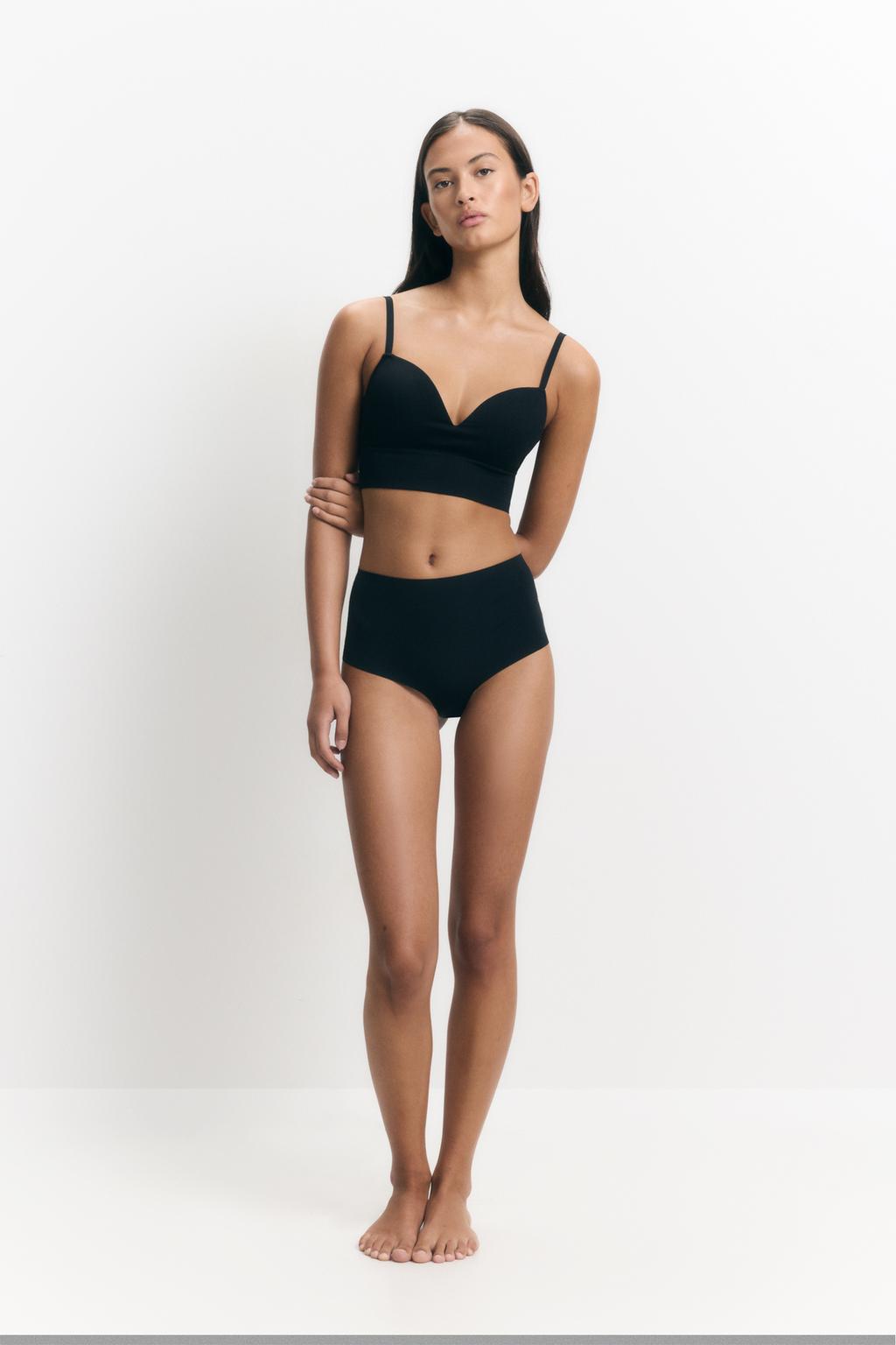 Microfibre shapewear thong