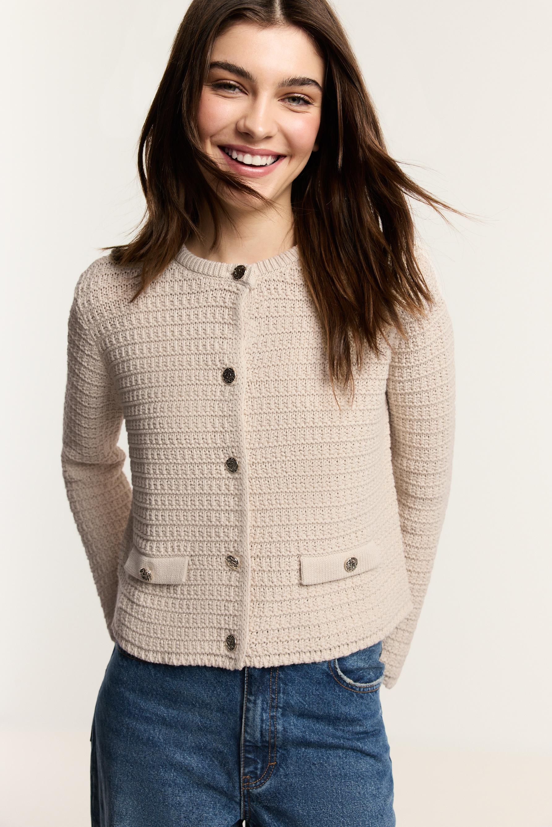 Chaqueta botones metalizados