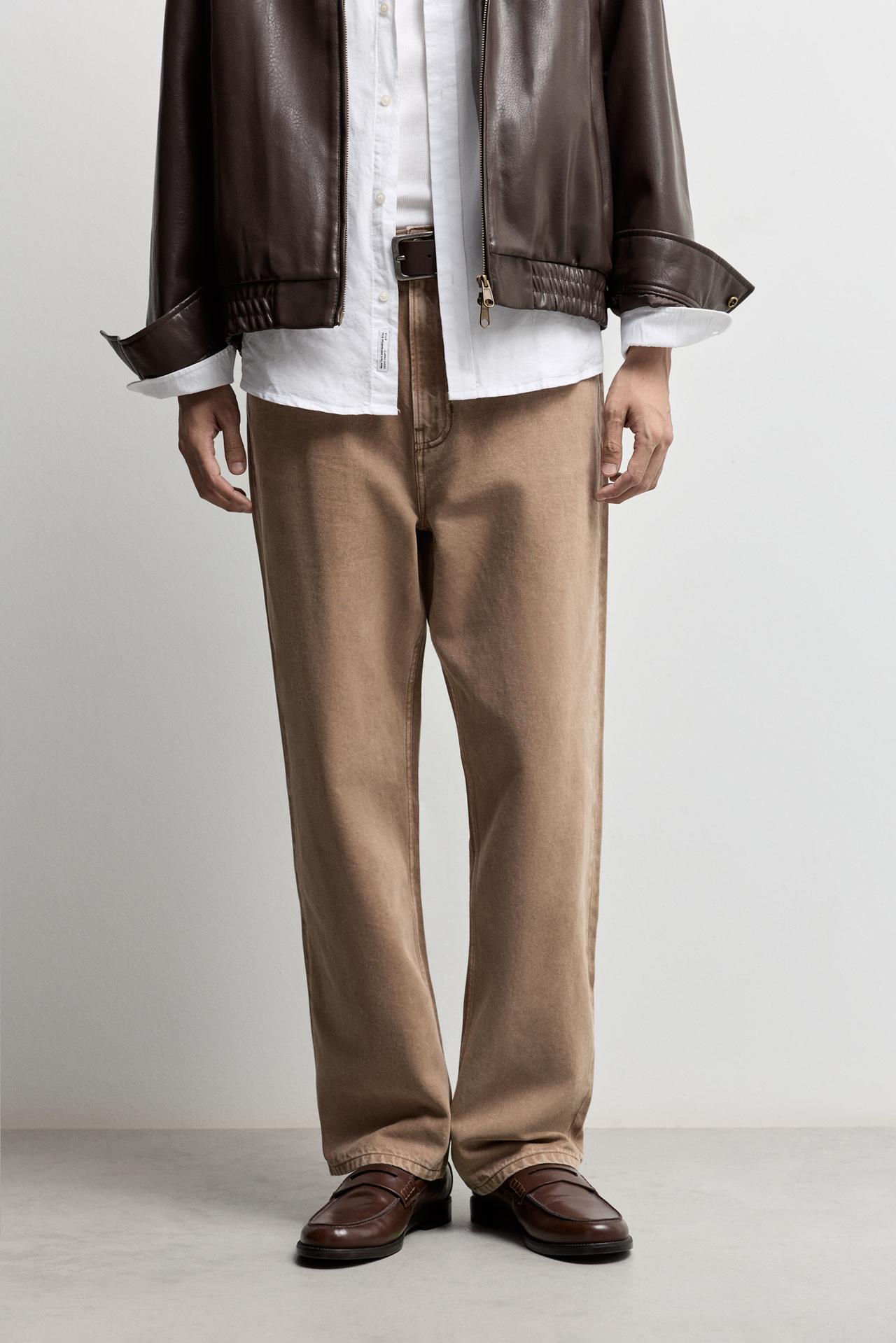 Baggy jeans — TOBACCO BROWN