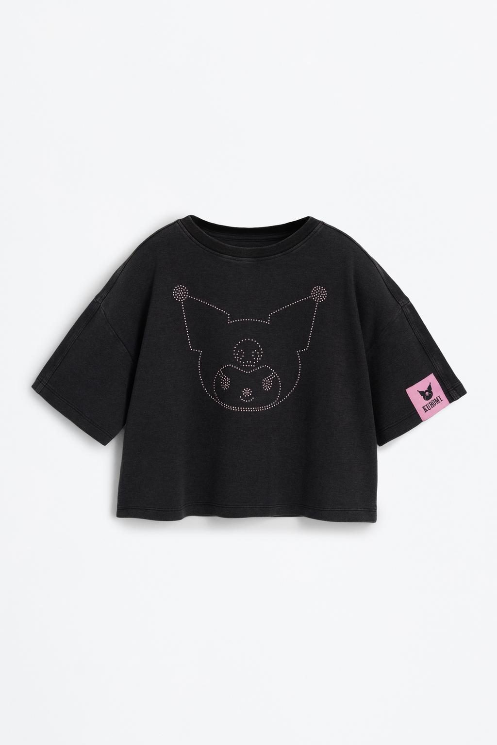 KUROMI Hello Kitty ©SANRIO T-shirt with shiny appliqués
