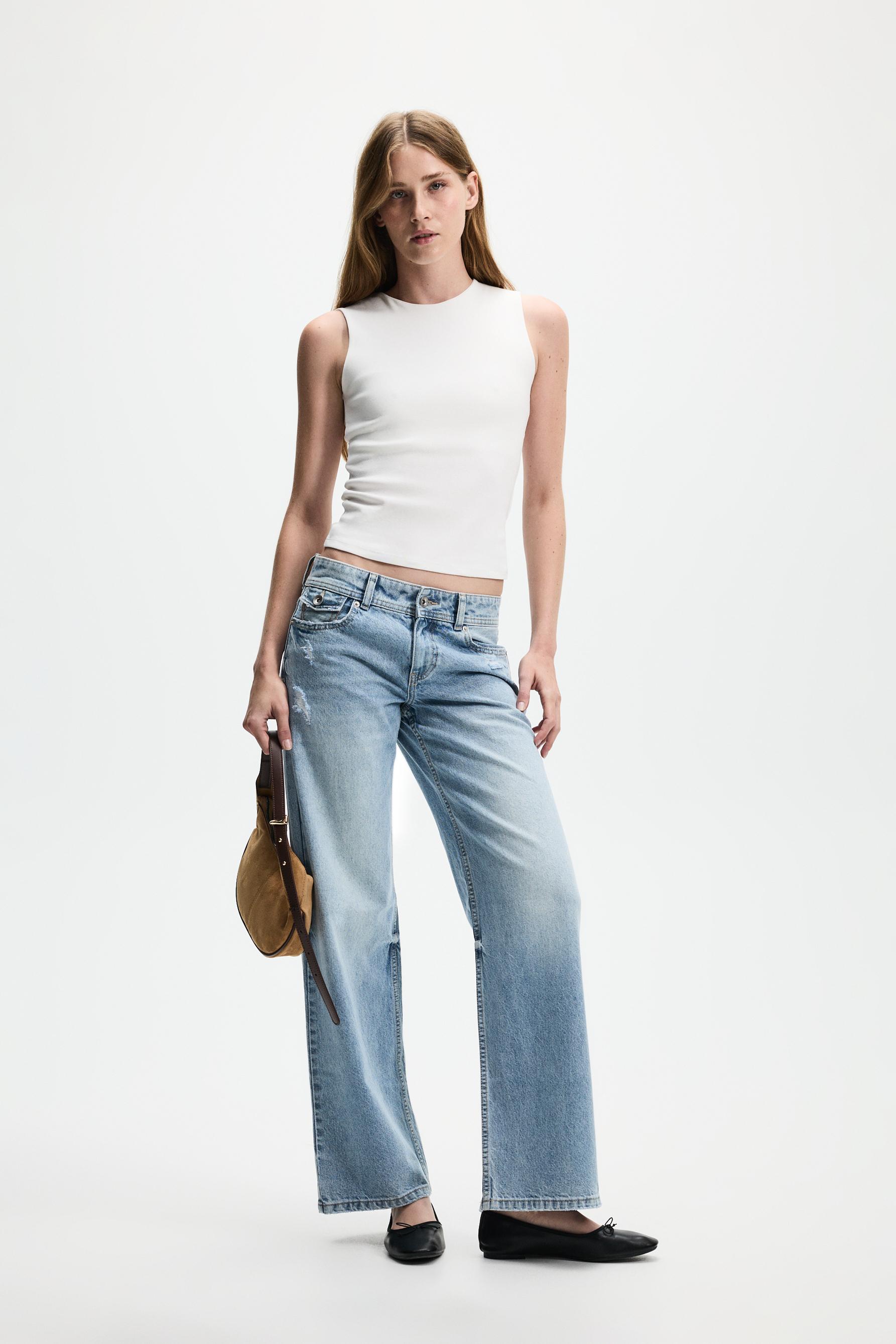 Wide-strap tank top — WHITE