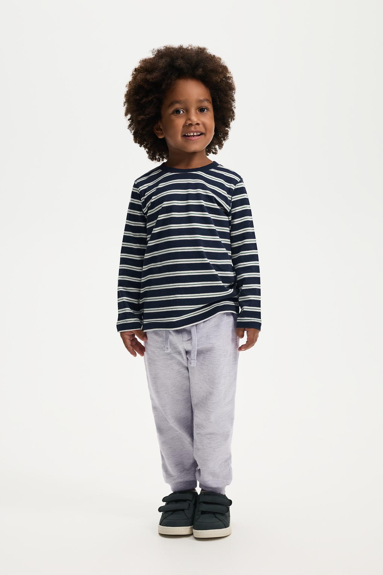 Pack of 2 plush trousers — GREY MARL