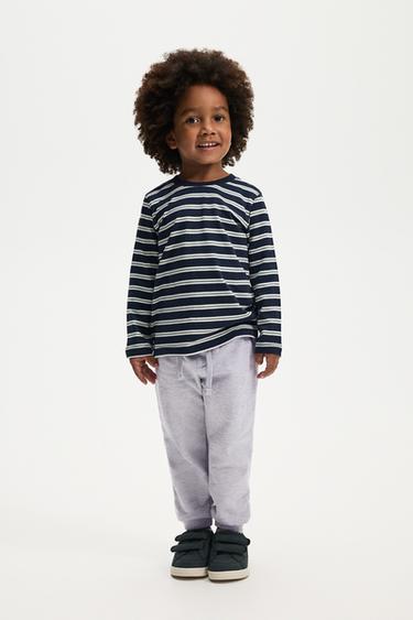 Pack of 2 plush trousers — GREY MARL 2
