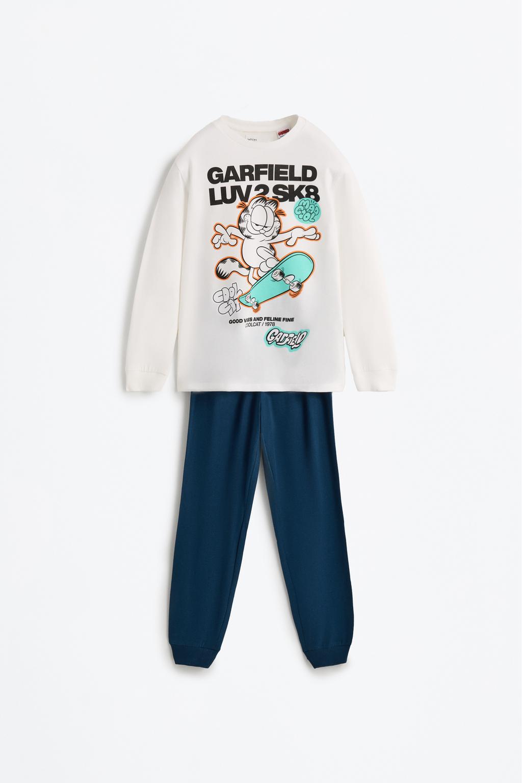 Garfield ©Nickelodeon uzun pijama takımı