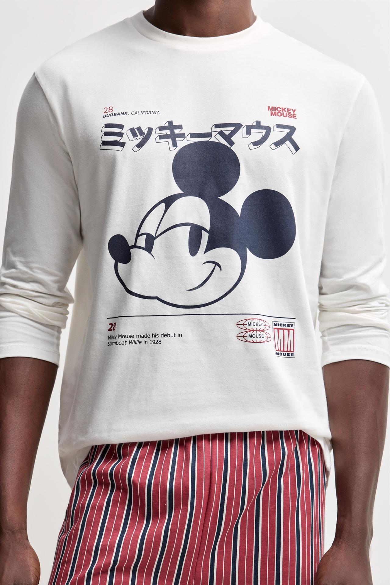 Mickey Mouse ©Disney long pyjamas — OFF WHITE