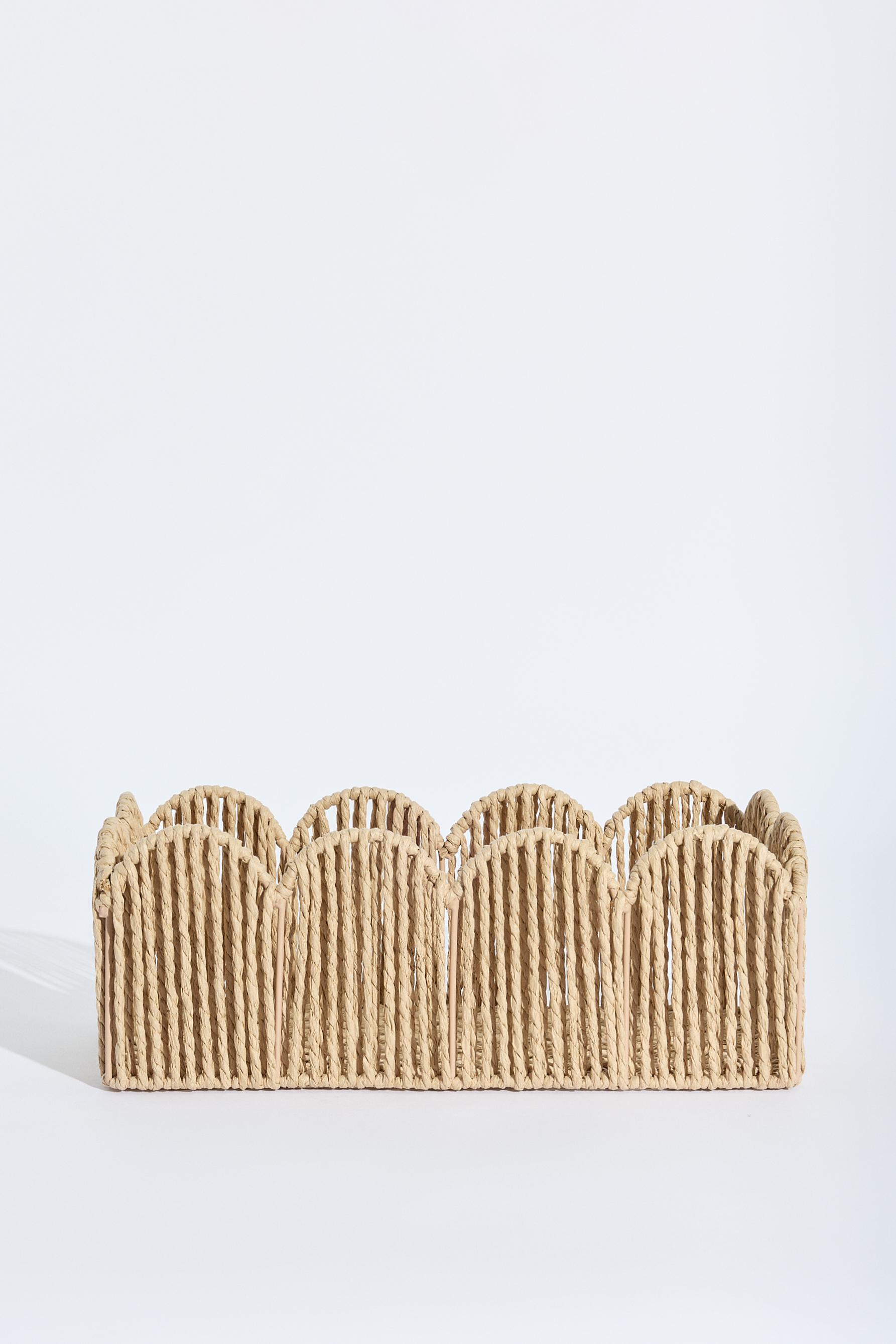 Cesta rectangular ondas 35 cm