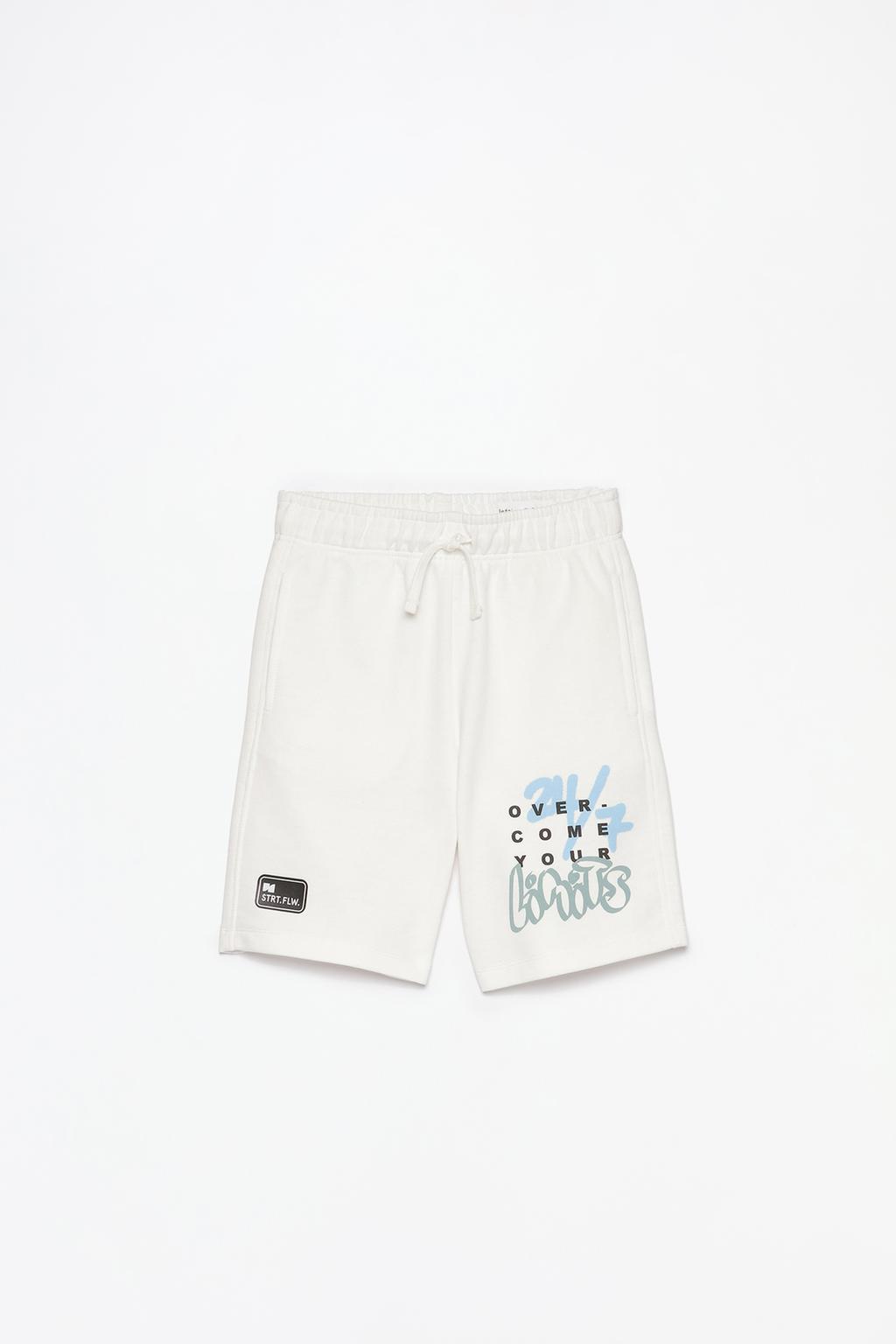 Jogger bermudak testuarekin