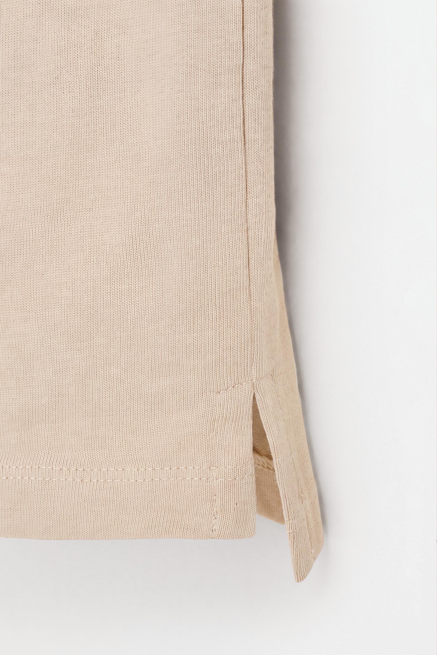 Heavyweight hooded T-shirt — ECRU