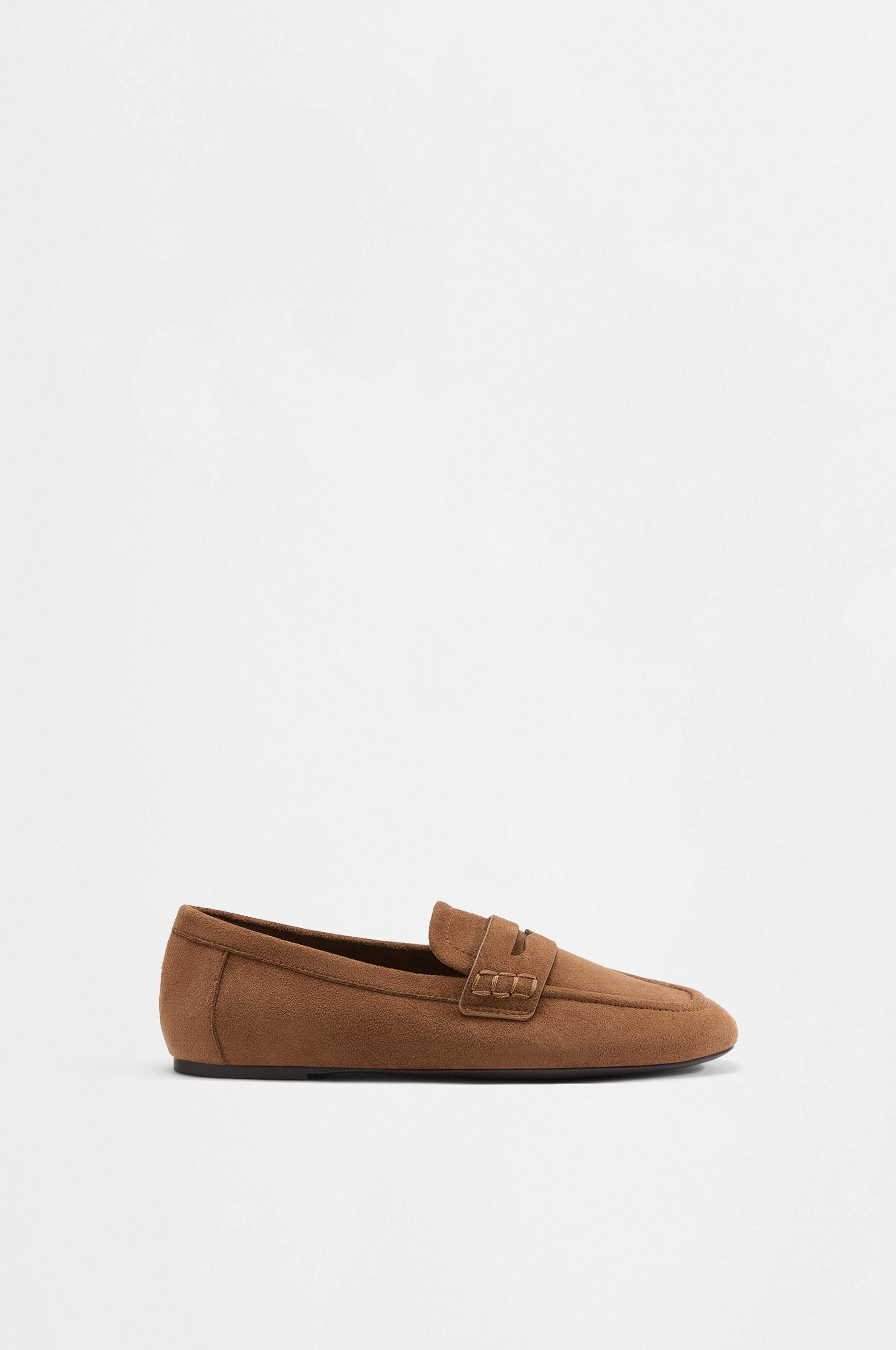 Mocasín efecto serraje