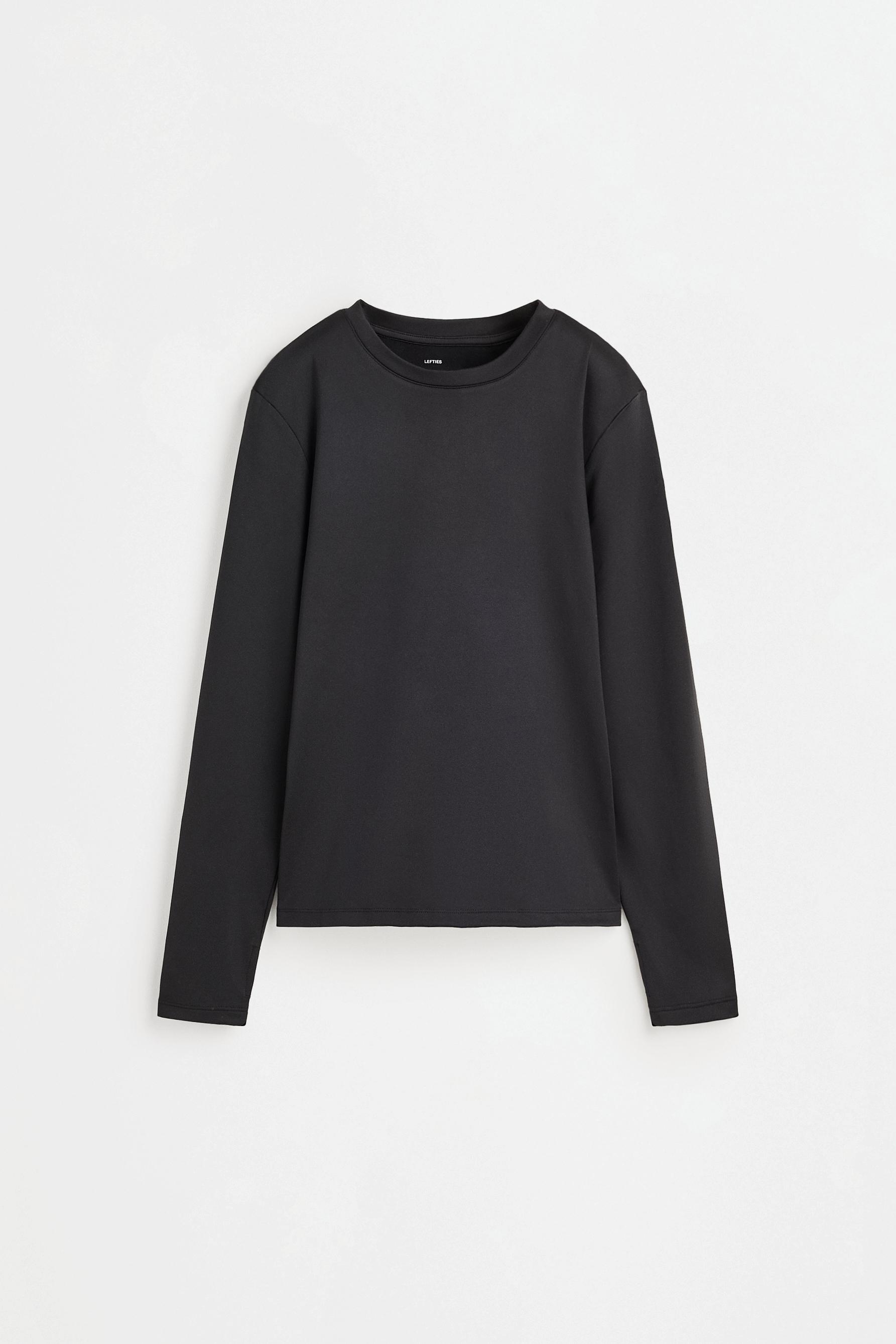 Medium weight thermal insulation T-shirt (-7ºC to 9ºC) — BLACK
