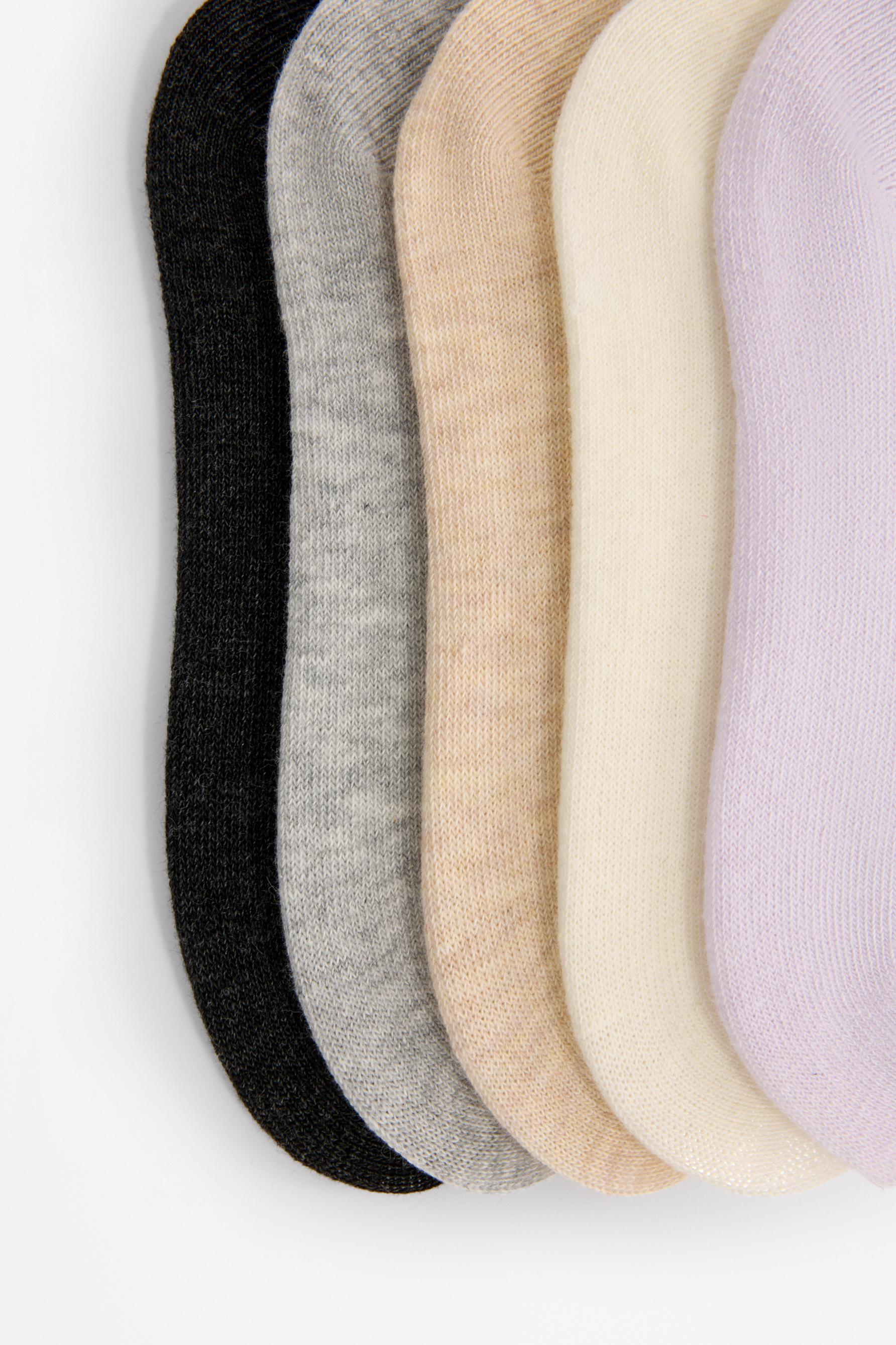 Plain ankle socks (Pack 10) — LILAC