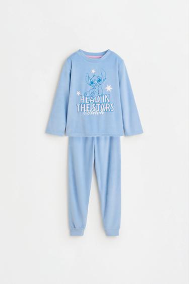 Stitch ©Disney velvety long pyjamas — MEDIUM BLUE 3