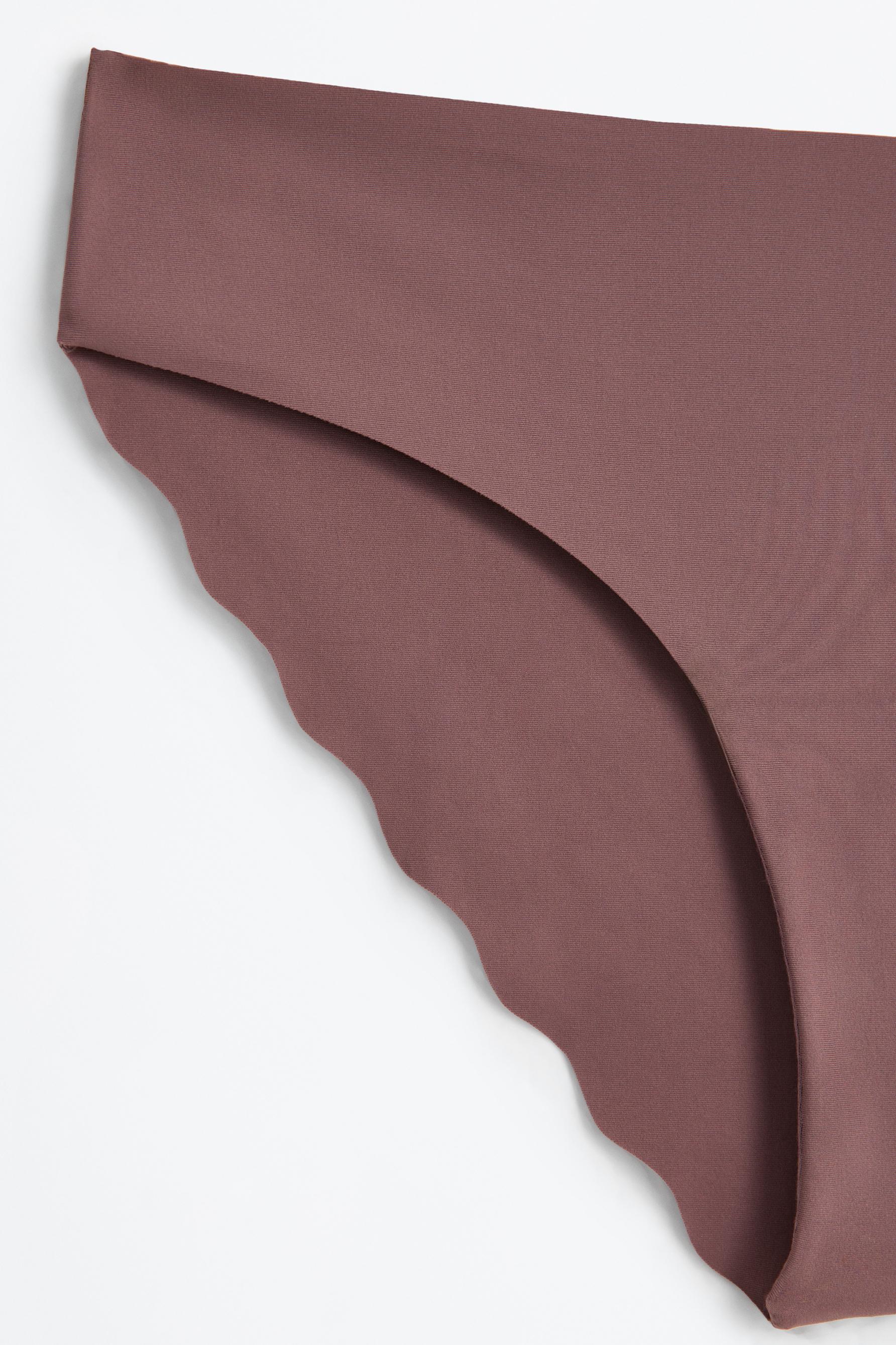 Pack of 3 classic microfibre briefs — DARK BROWN