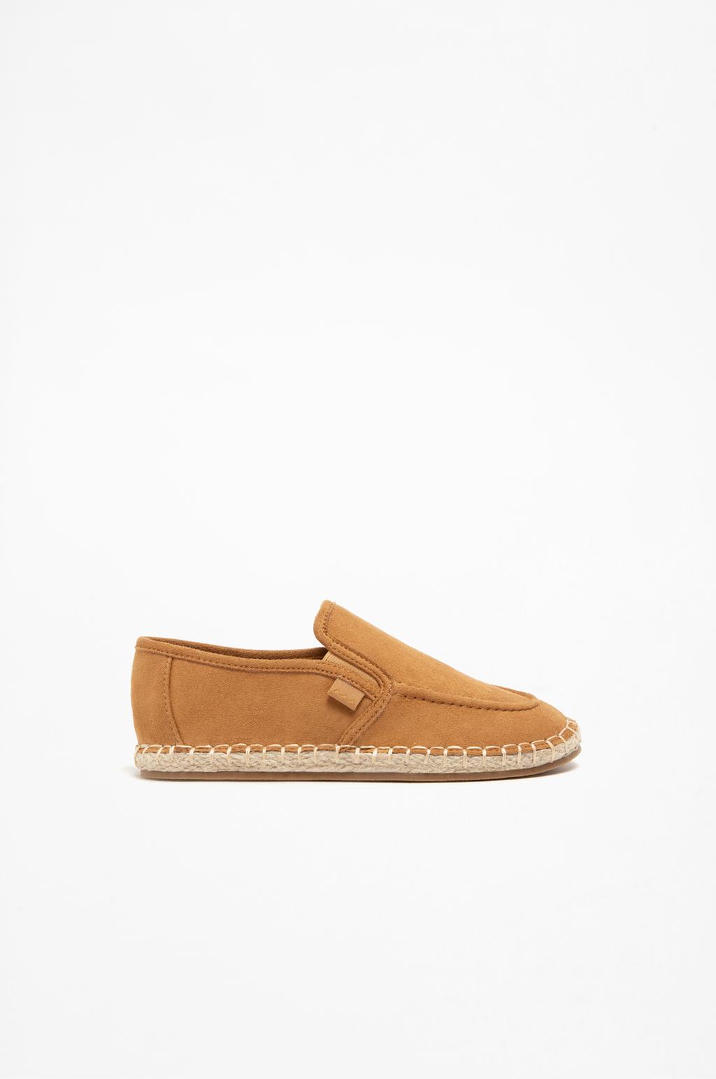 Espadrilles with elasticated details