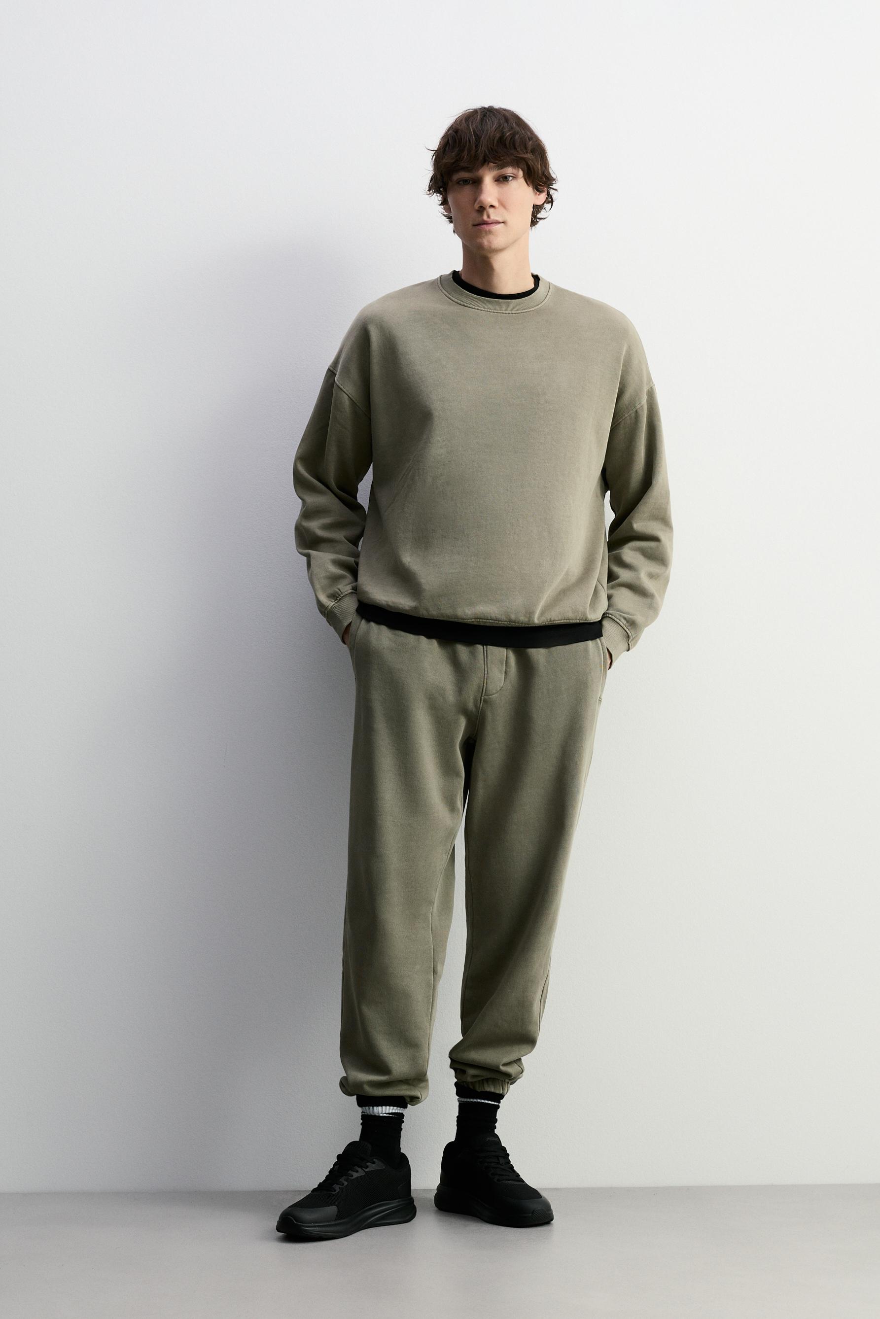 Pantalón chándal efecto lavado