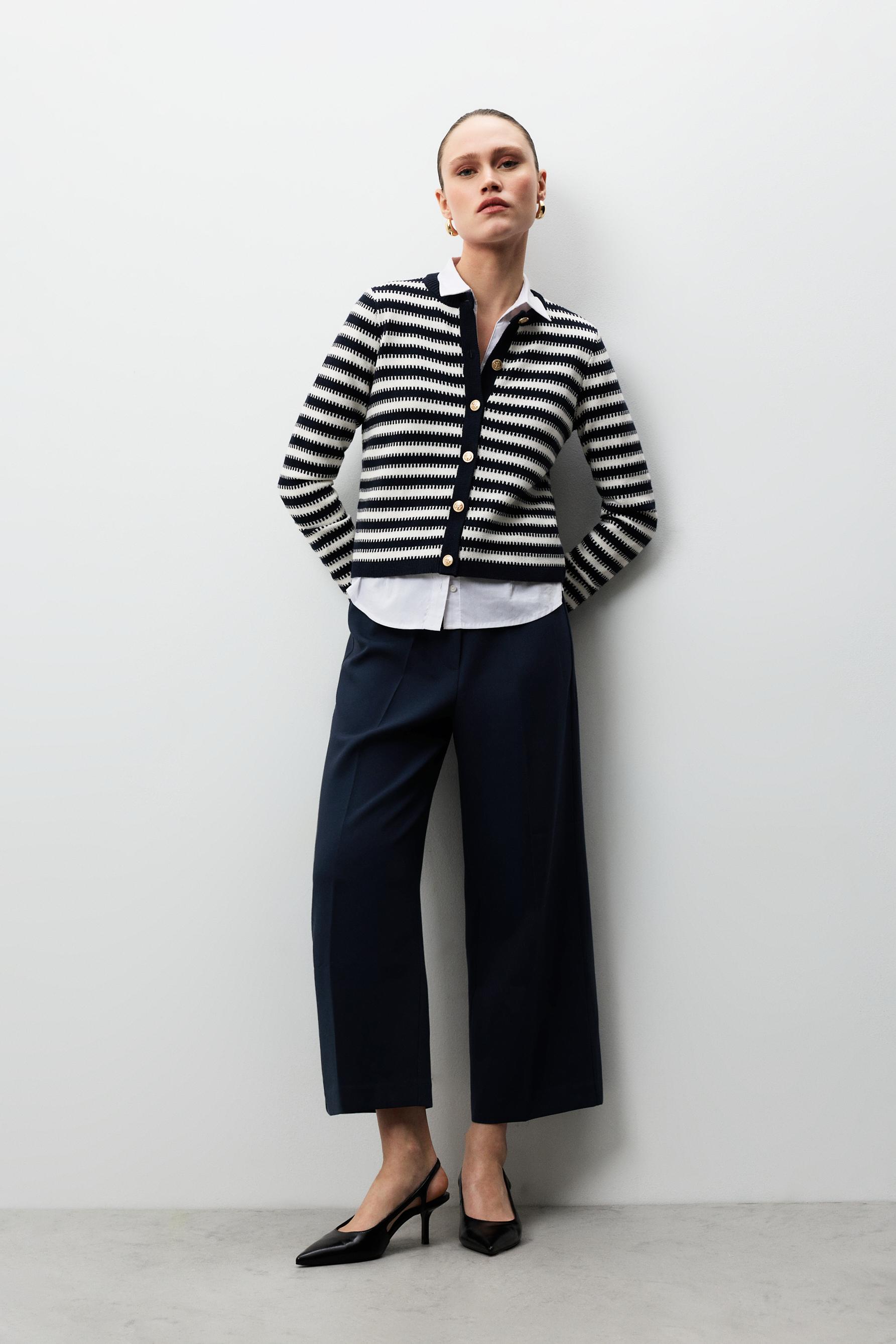 Pantalón culotte vestir