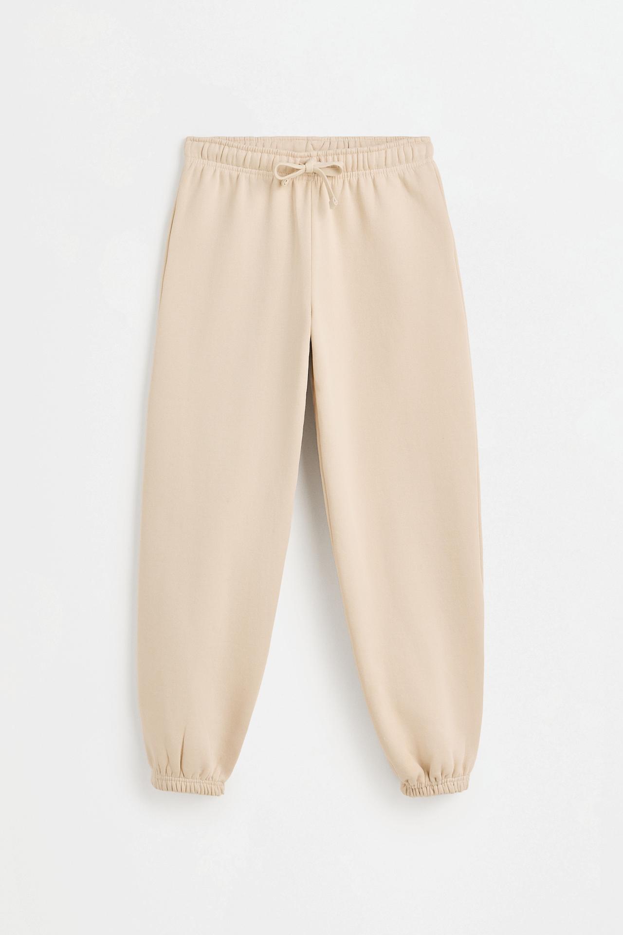 Basic tracksuit bottoms — MEDIUM ECRU