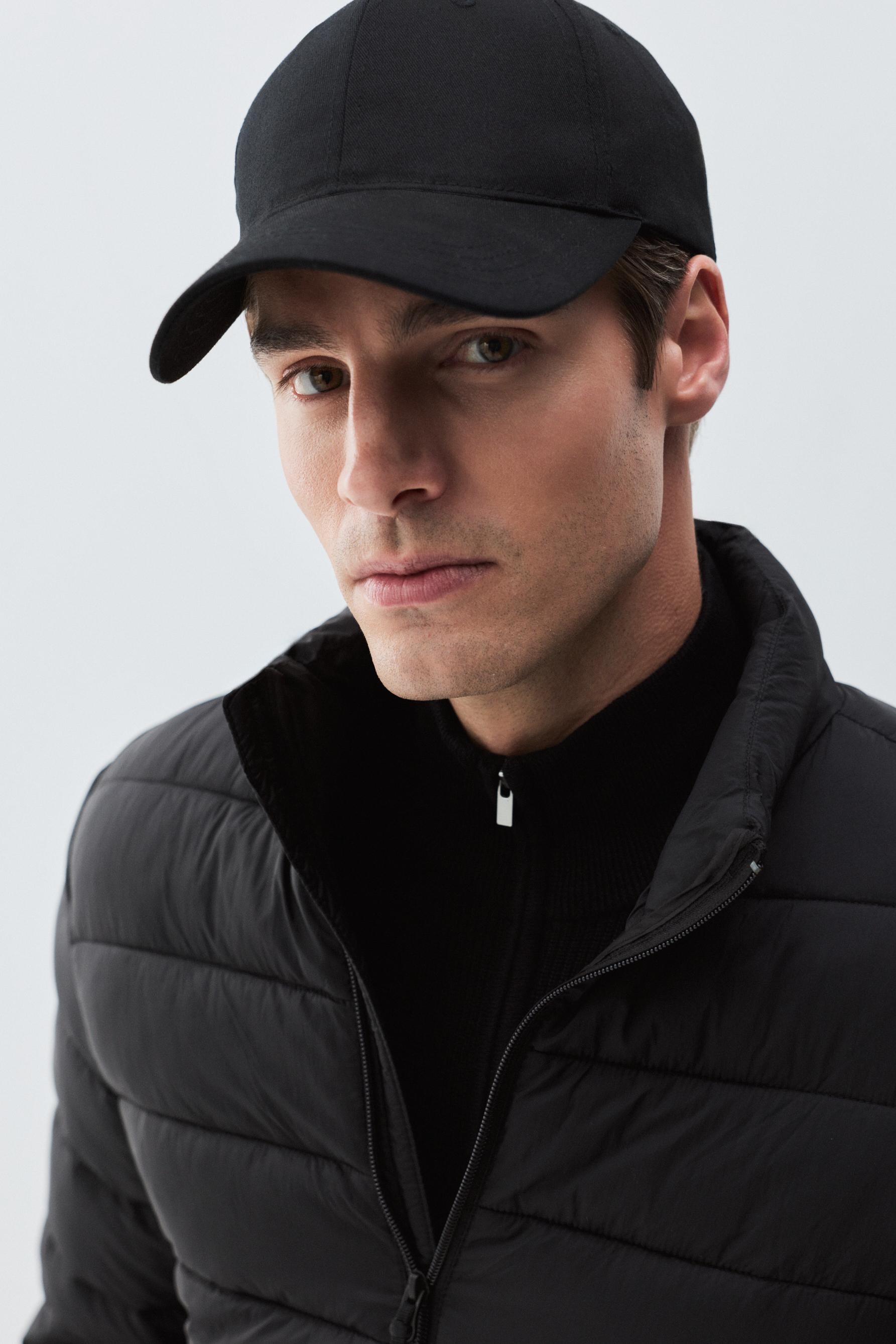 Lightweight quilted jacket — BLACK