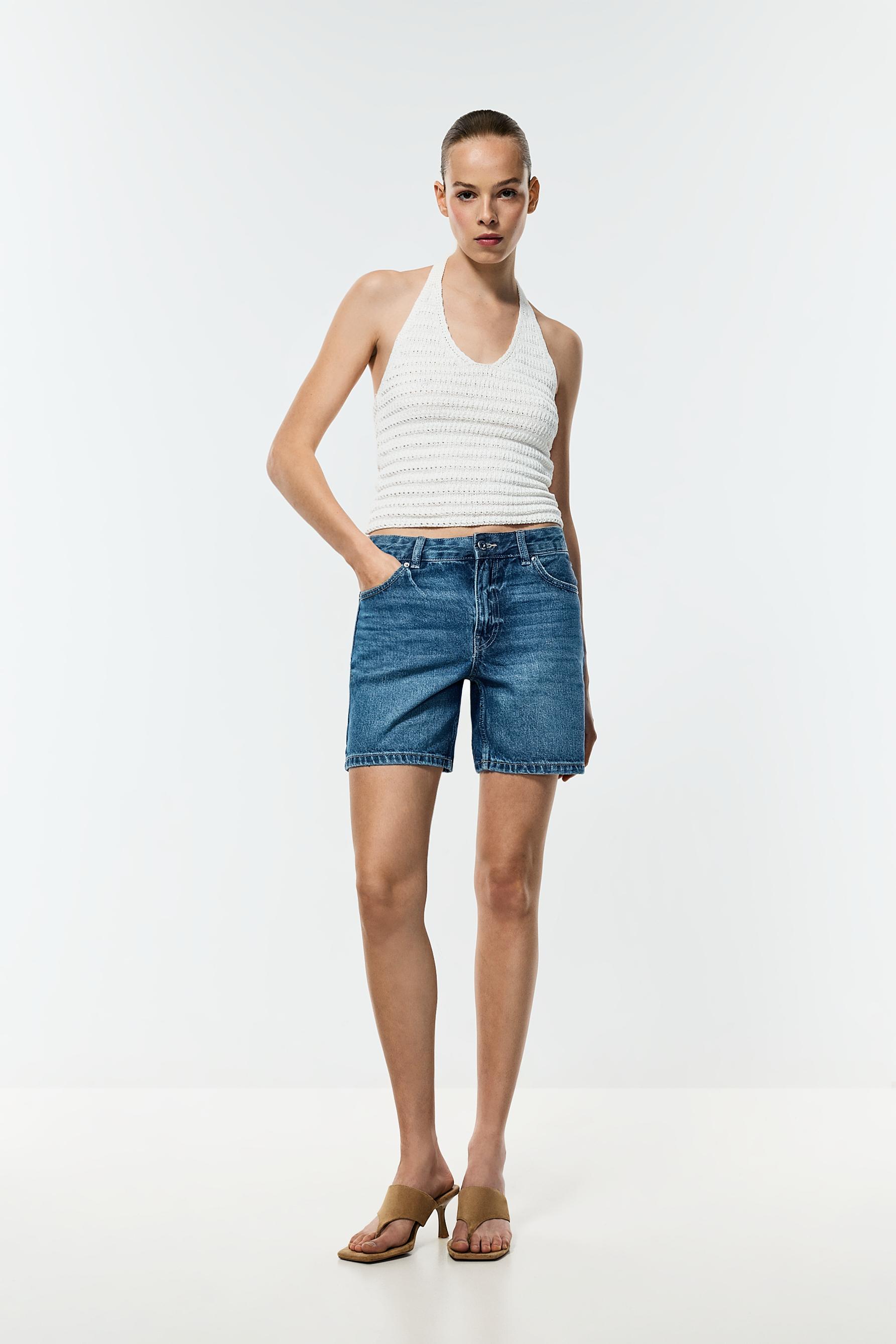 Denim Jorts — DARK BLUE