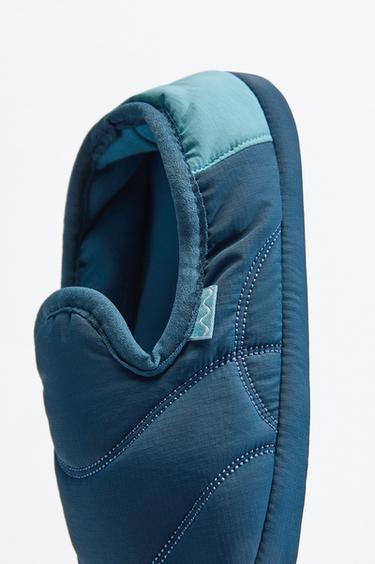 Closed house slippers — NAVY BLUE 4