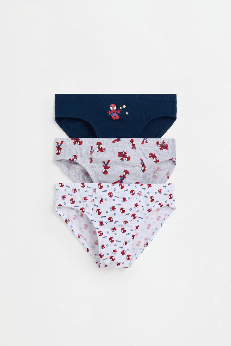 Pack of 3 Spidey ©Marvel briefs — BLUE/WHITE