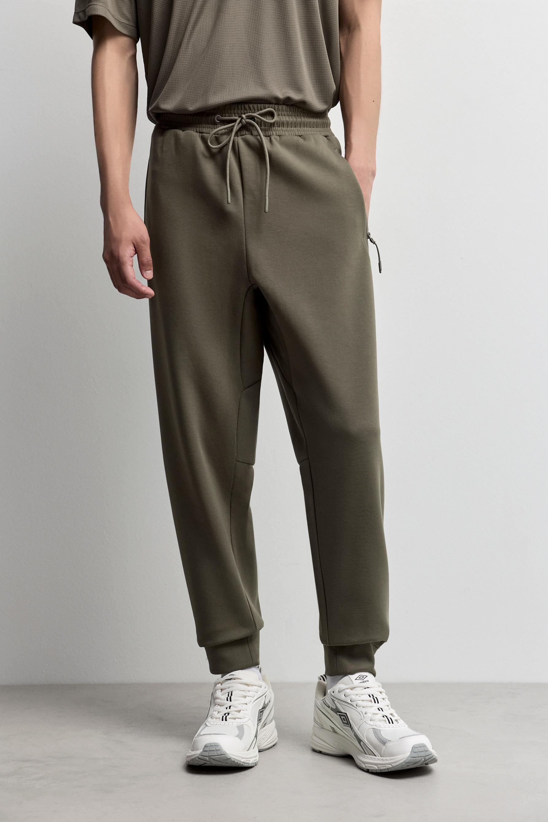 Basic interlock joggers — GREEN