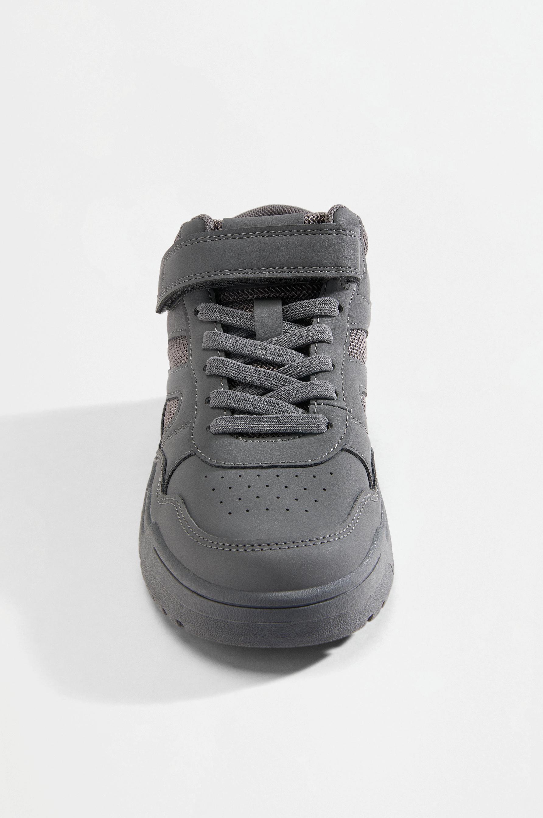 Monochrome high-top sneakers — GREY