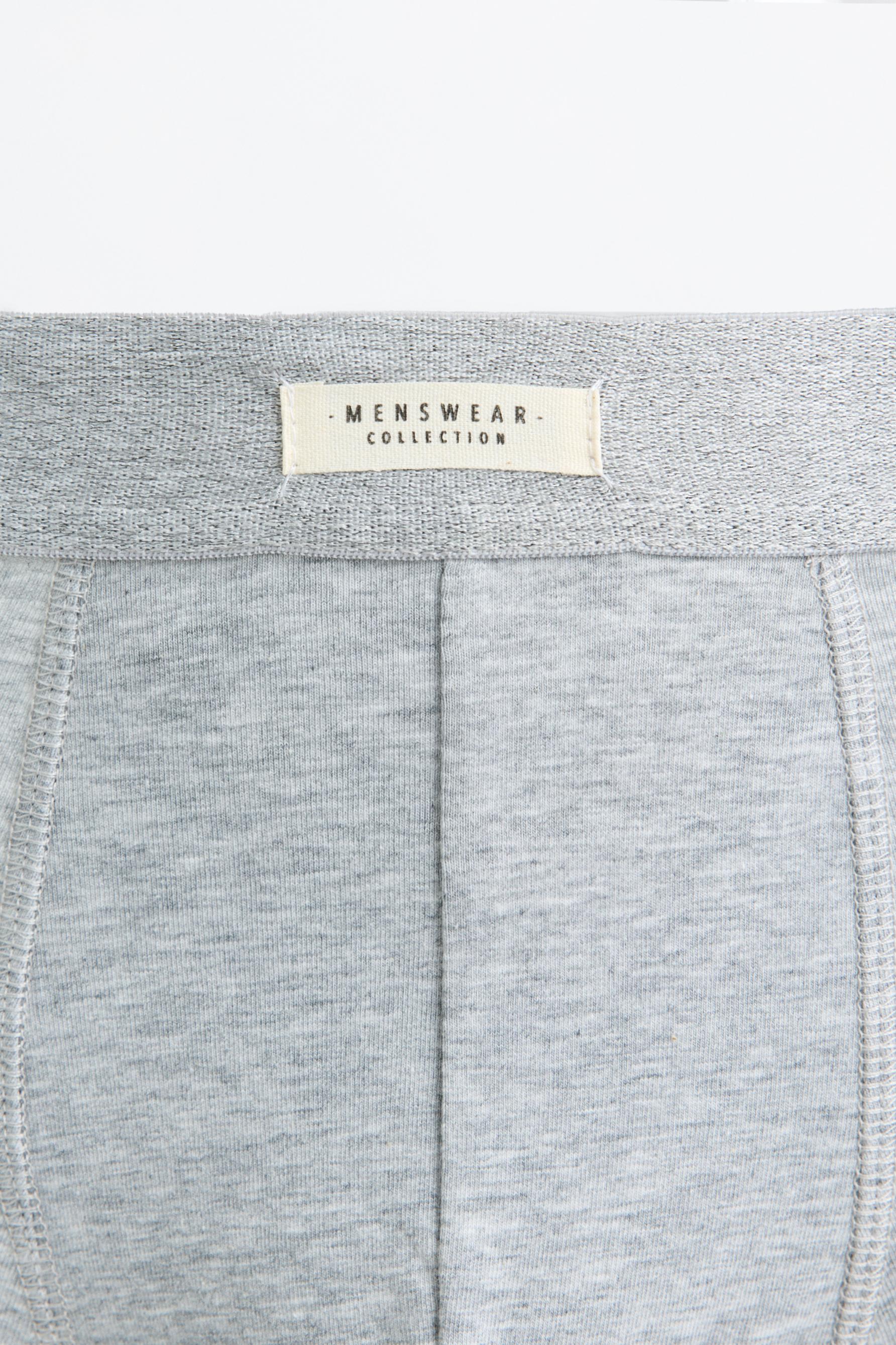 Basic Boxers (3-Pack) — GREY MARL